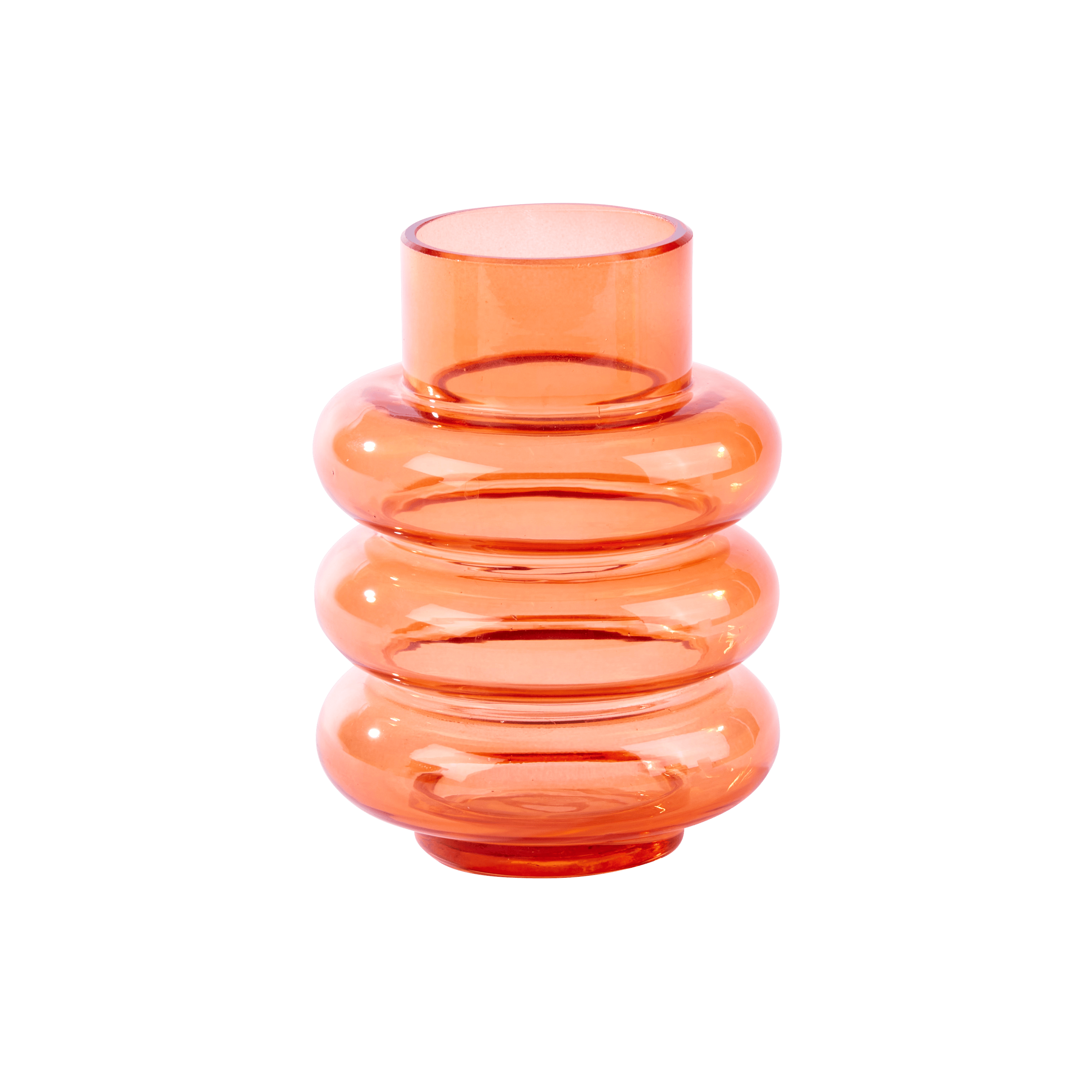 BULKI Vaas oranjeH 14 cm - Ø 10 cm