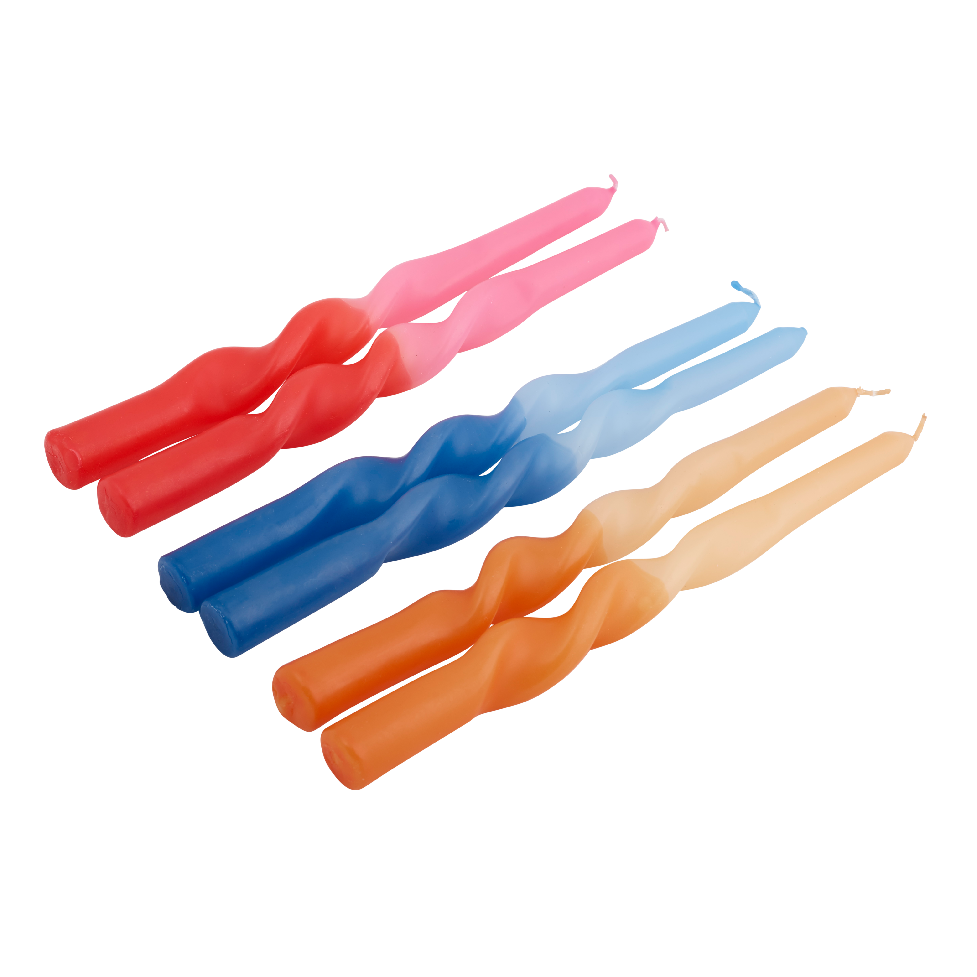 SPIRAL Dinerkaars oranjeH 25 cm - Ø 2,2 cm