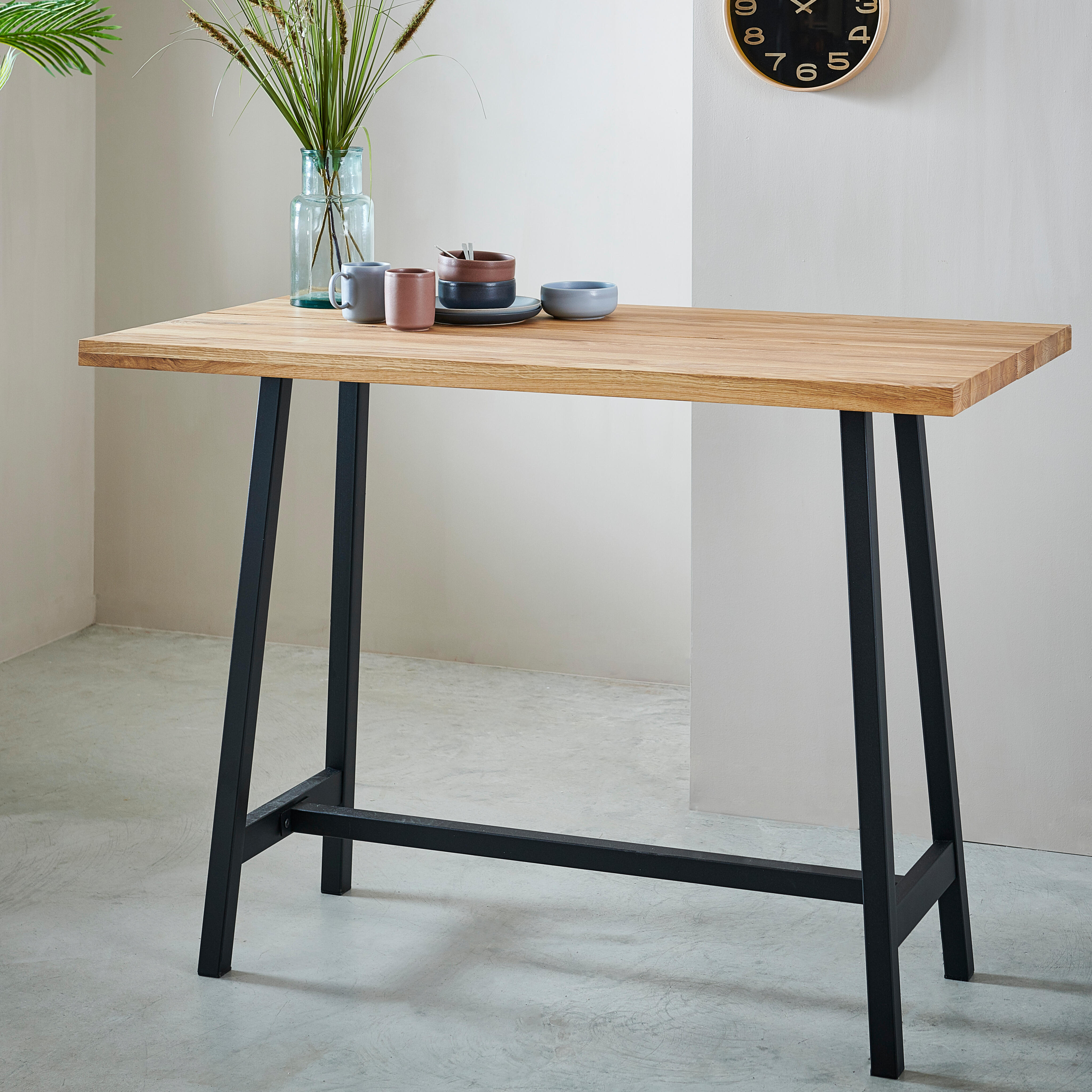OAK SPLIT Bartafel naturelH 103 x B 75 x L 140 cm