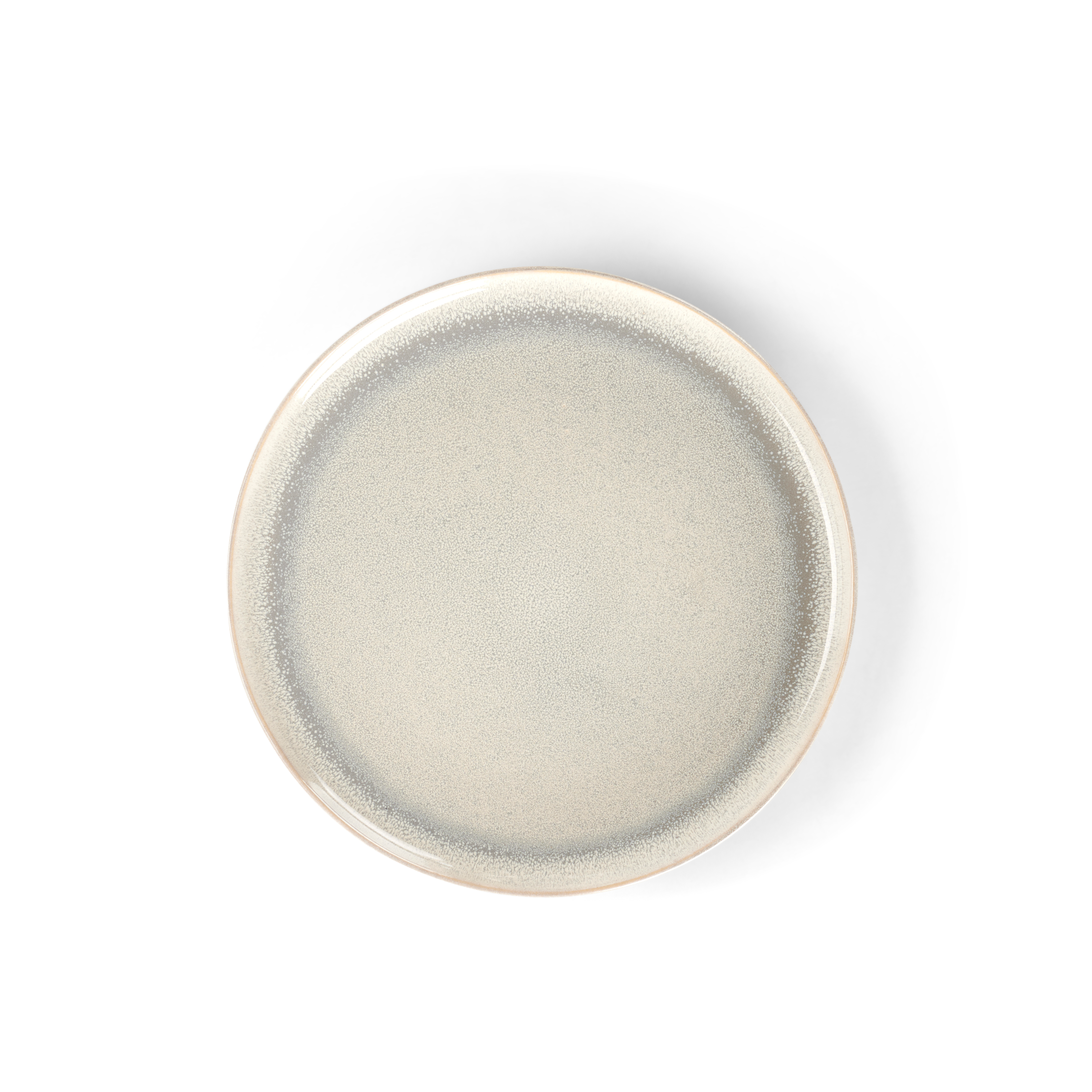 COZY WHITE Bord wit - set van 4 Ø 28 cm