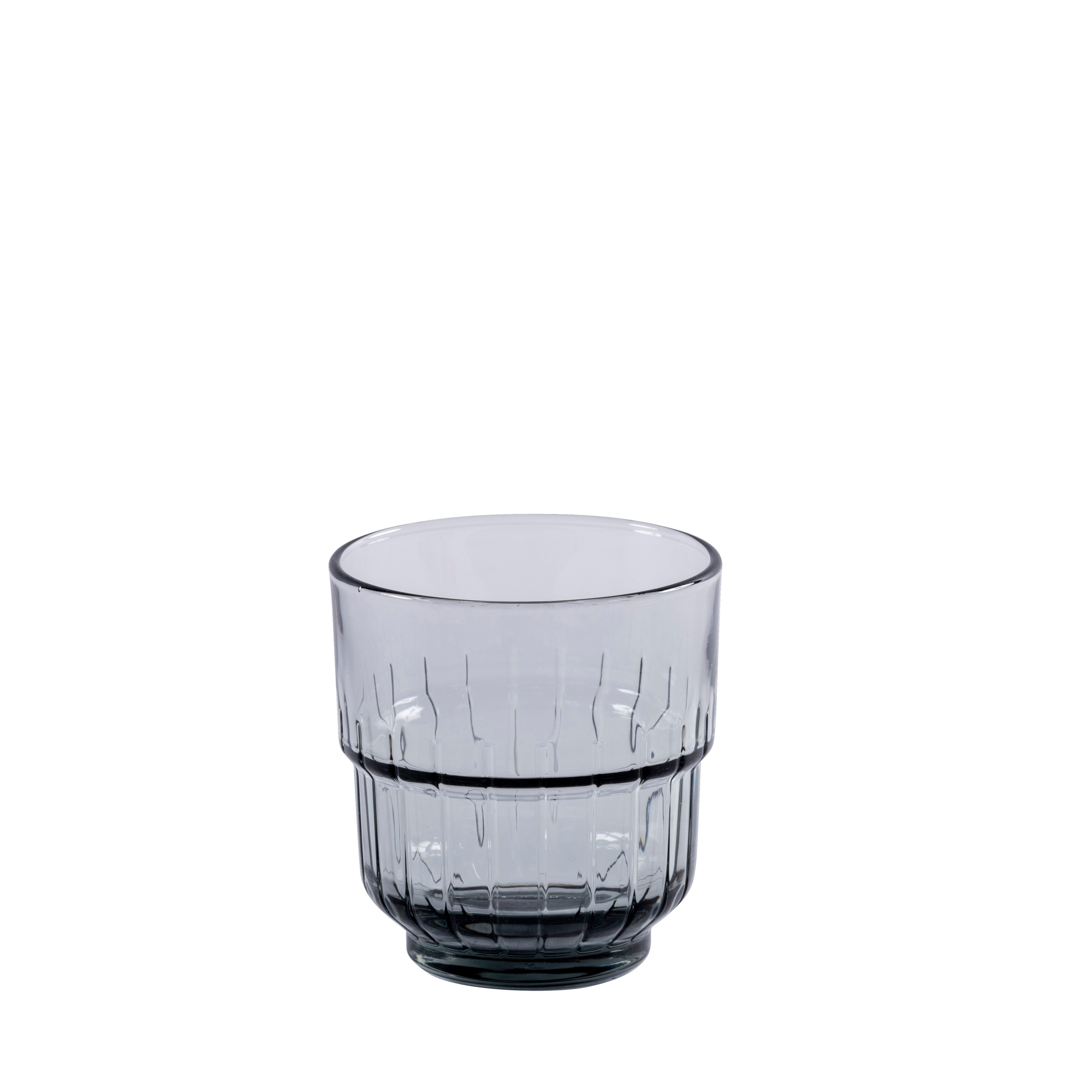 LINQ Glas 26,6 CL grijsH 8,7 cm - Ø 8,2 cm