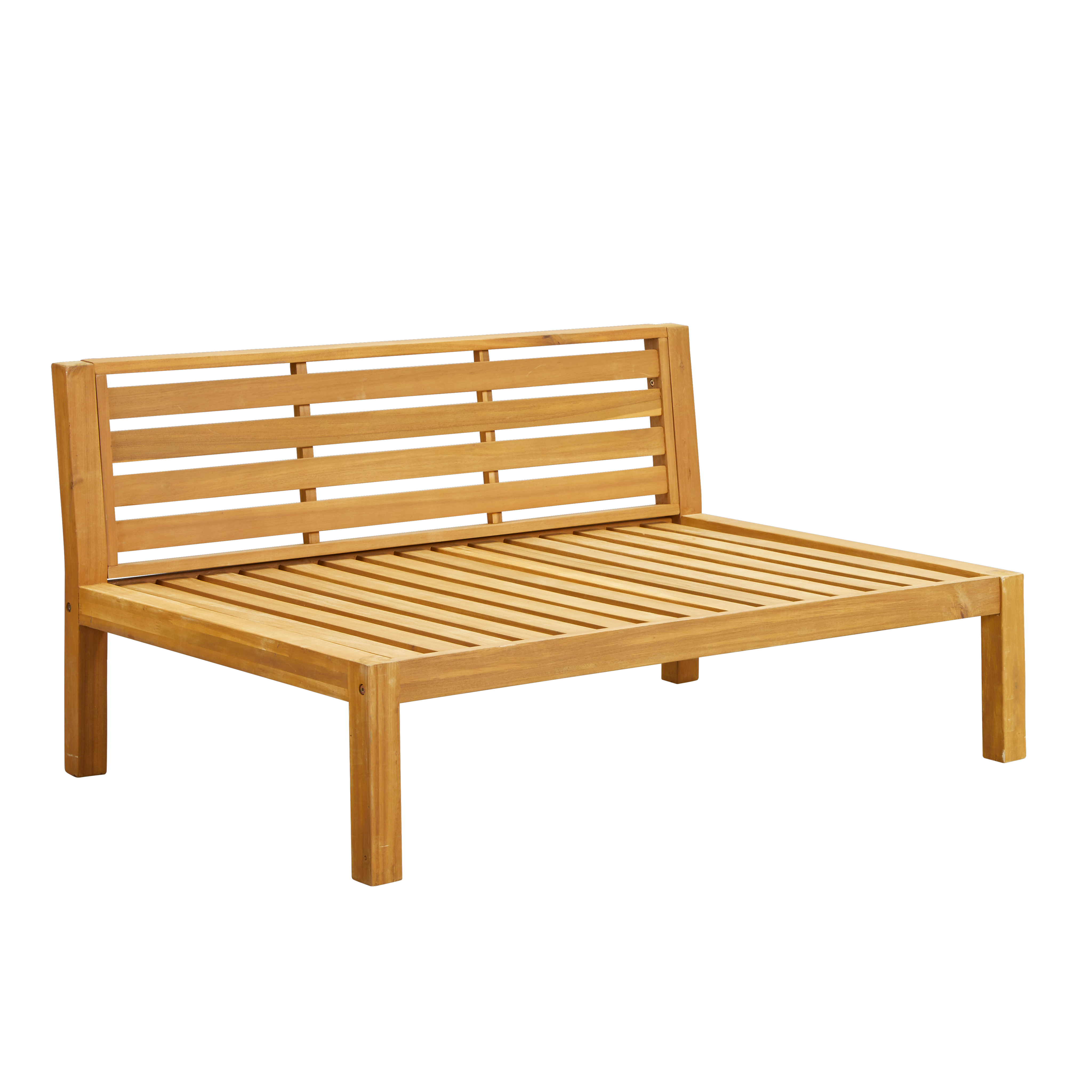 PAULETTE Lounge bank naturelH 64 x B 120 x D 90 cm