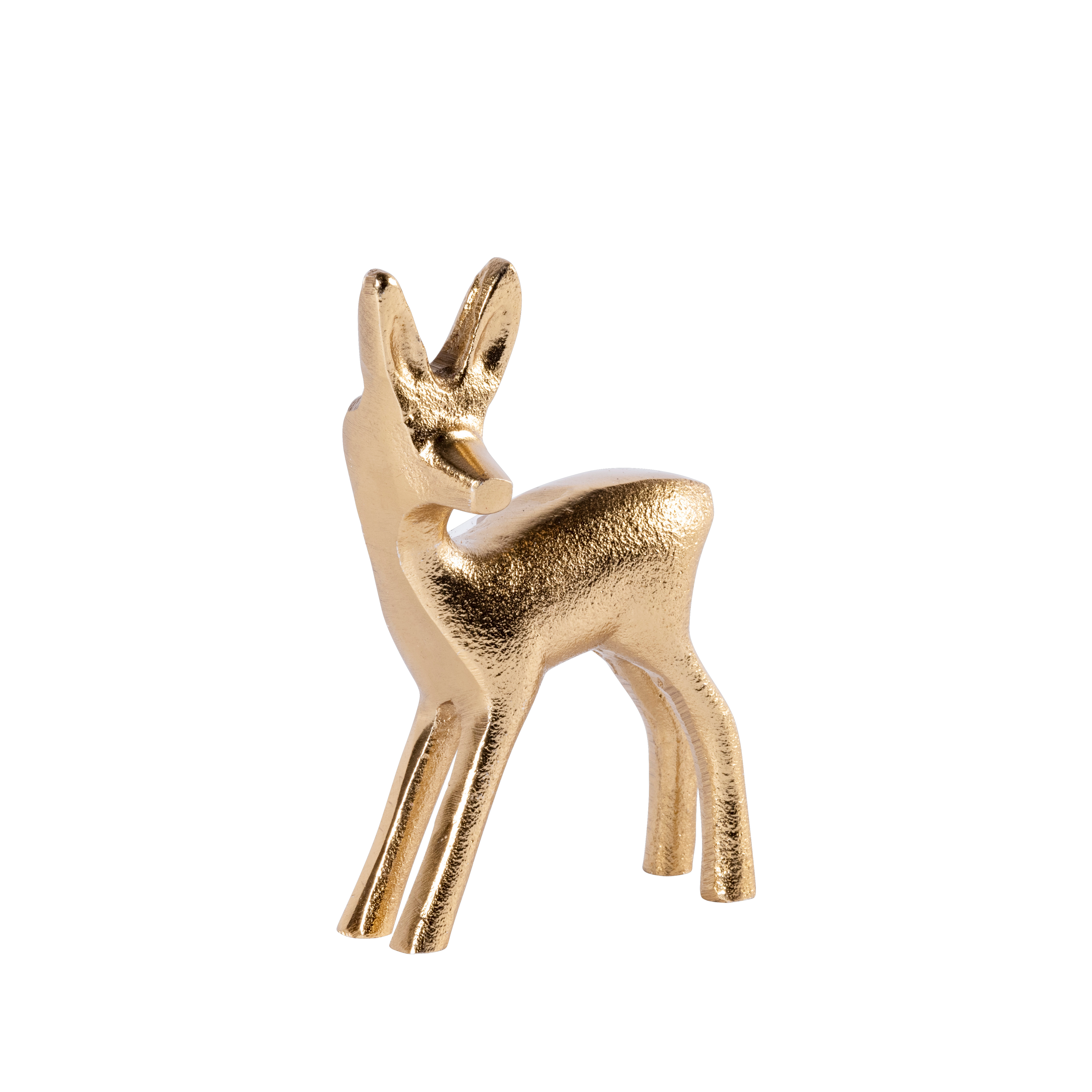 GOLDY Decoratief hert goudH 11 x B 6 x L 16 cm