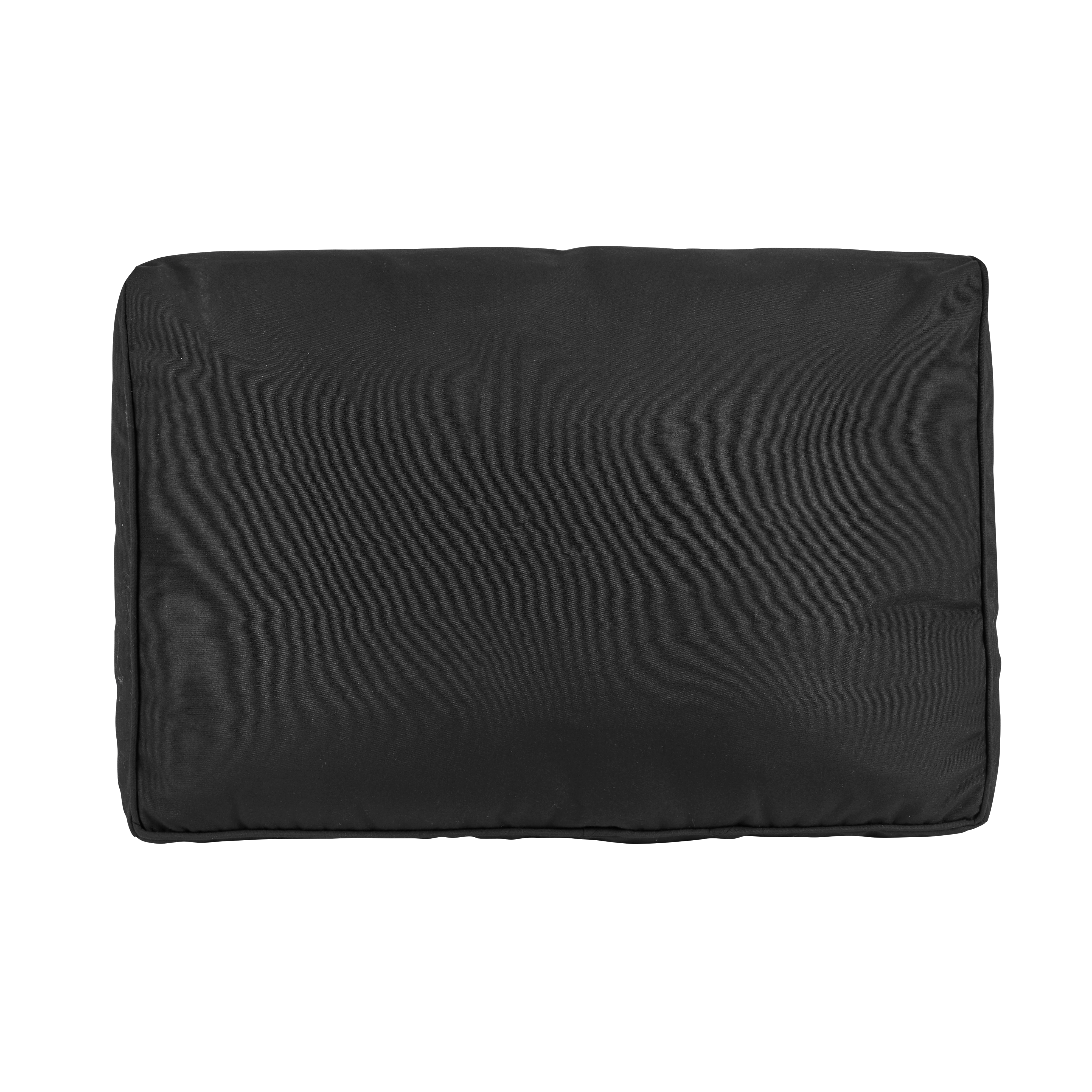 PAULETTA Rugkussen zwartB 43 x L 60 x D 12 cm