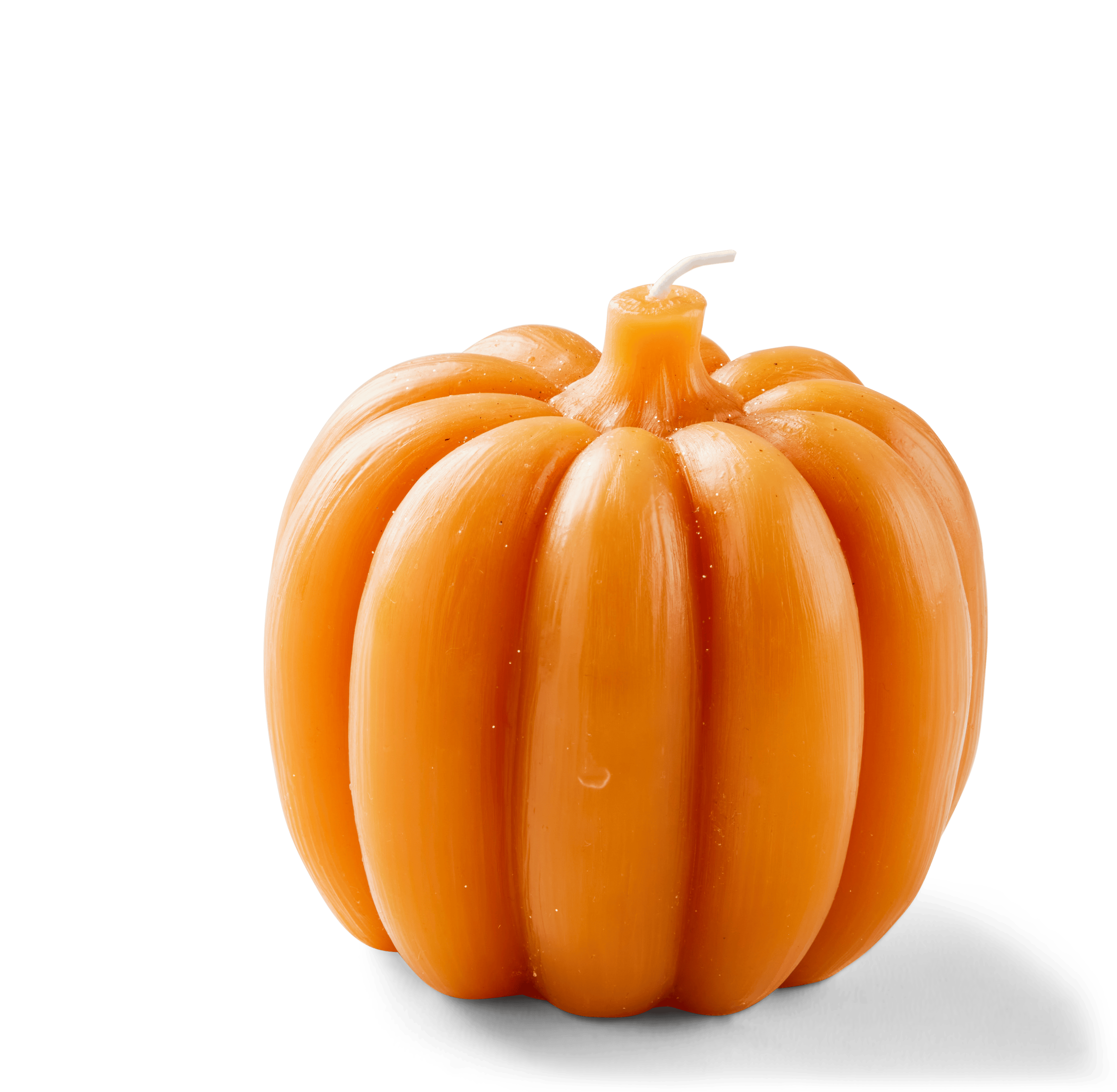 PUMPI Kaars beigeH 10 cm - Ø 10,5 cm