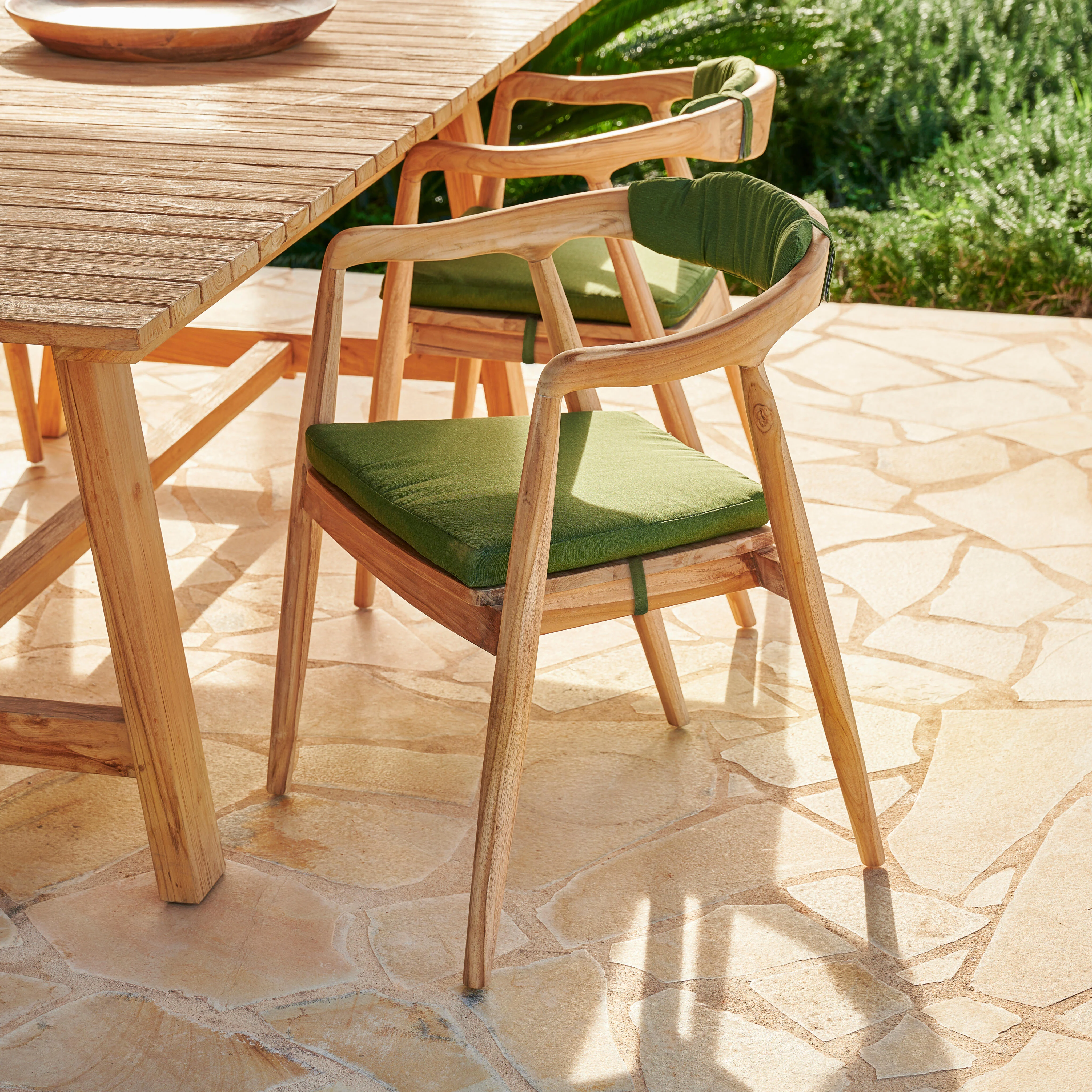 AUGUST Rugkussen groenH 11 x B 43 cm - CASA