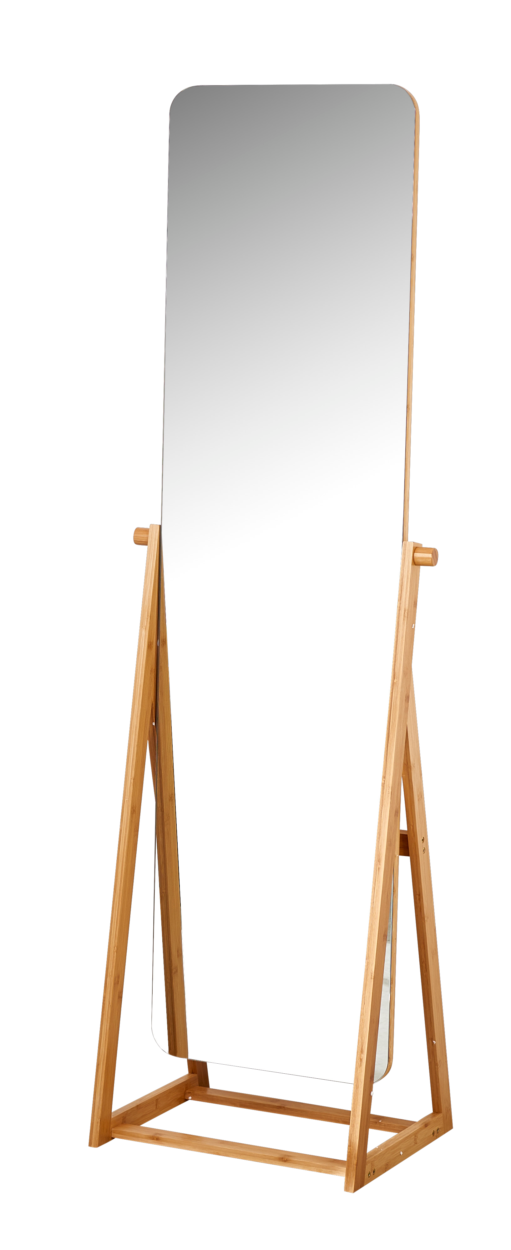 BAMBOO Passpiegel bruinH 172 x B 47 x D 42 cm