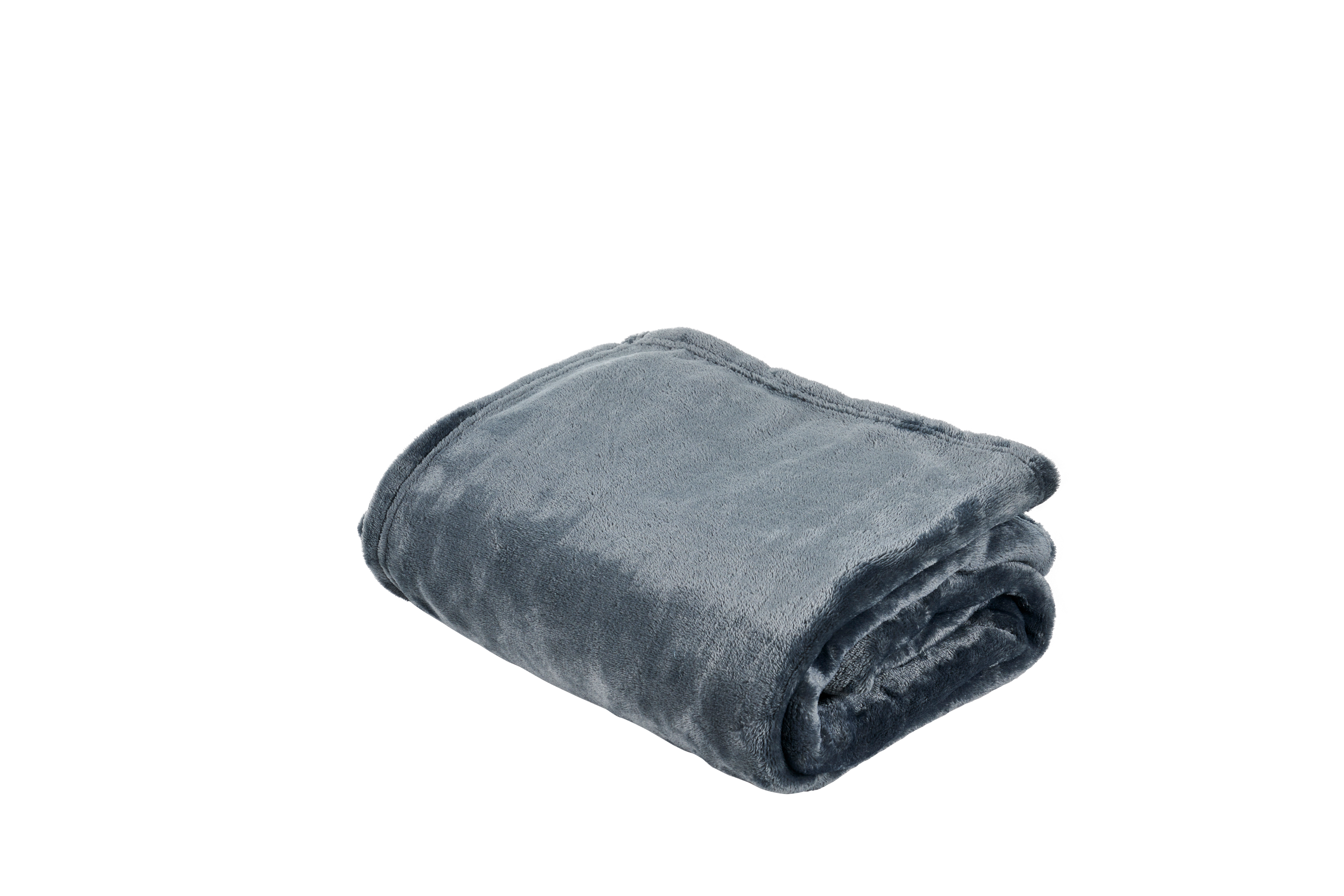 FLANELLA Plaid grijsB 130 x L 160 cm