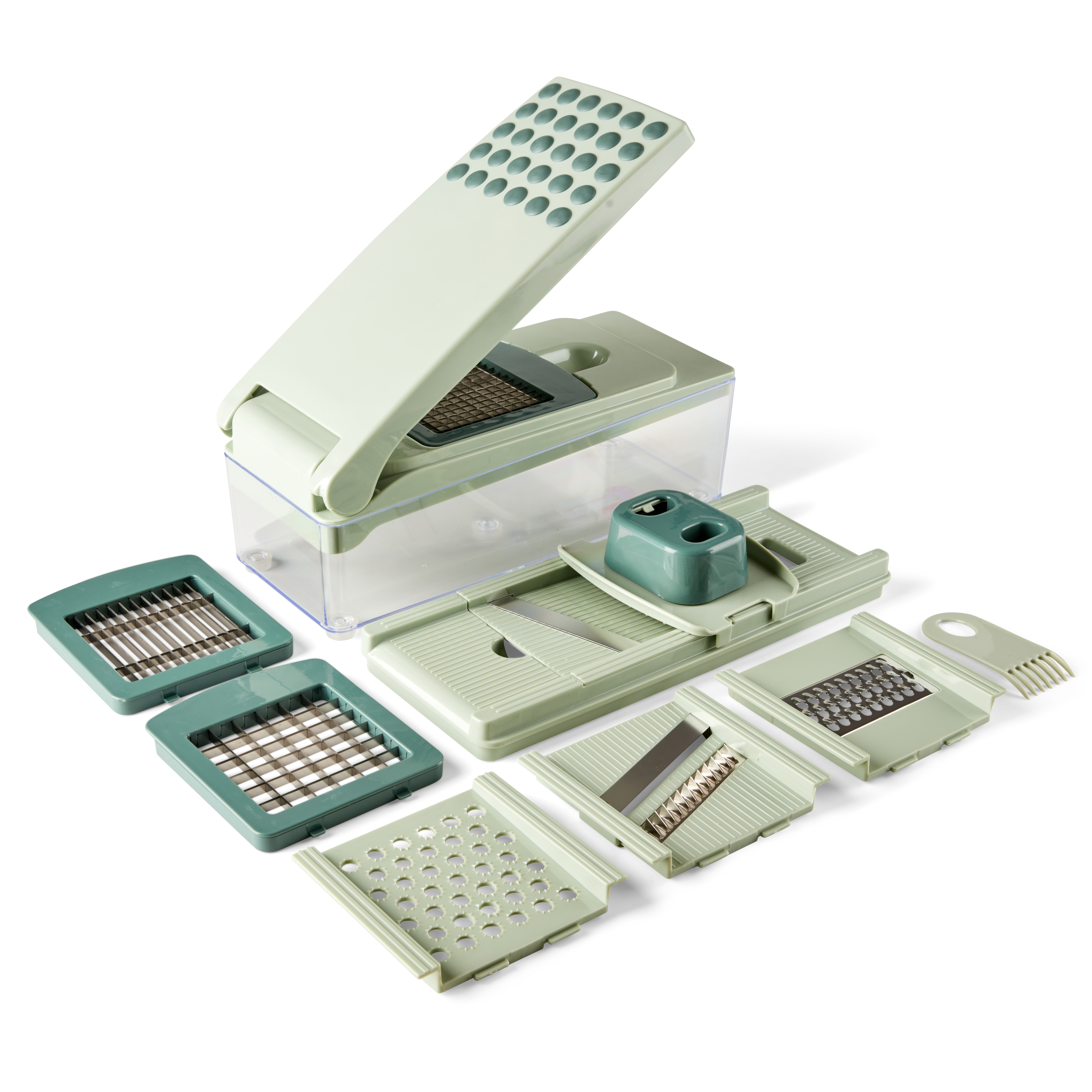 CUISINO Multi chopper groen, muntH 11 x B 11,3 x L 27 cm