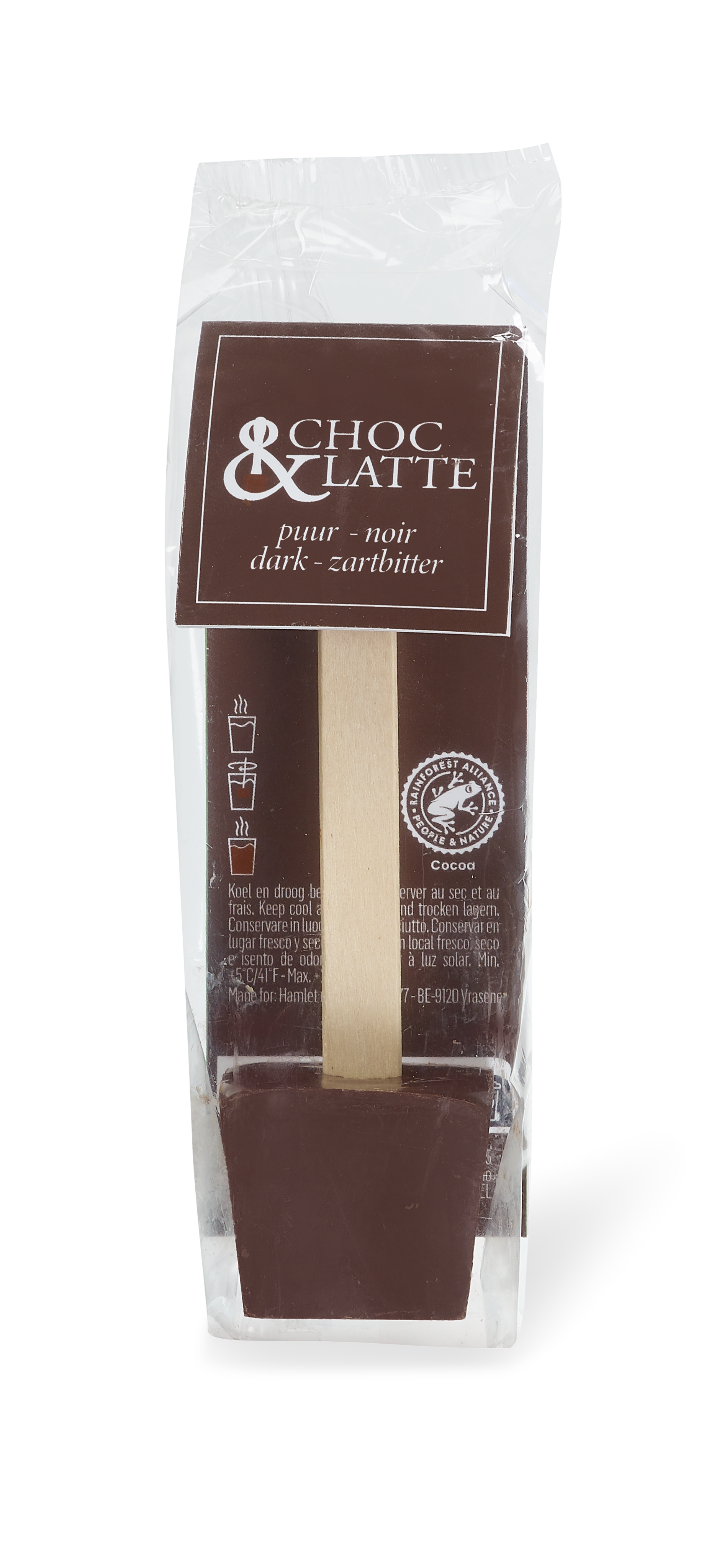CHOC & LATTE Chocoladestick donkerbruinL 16 cm - CASA