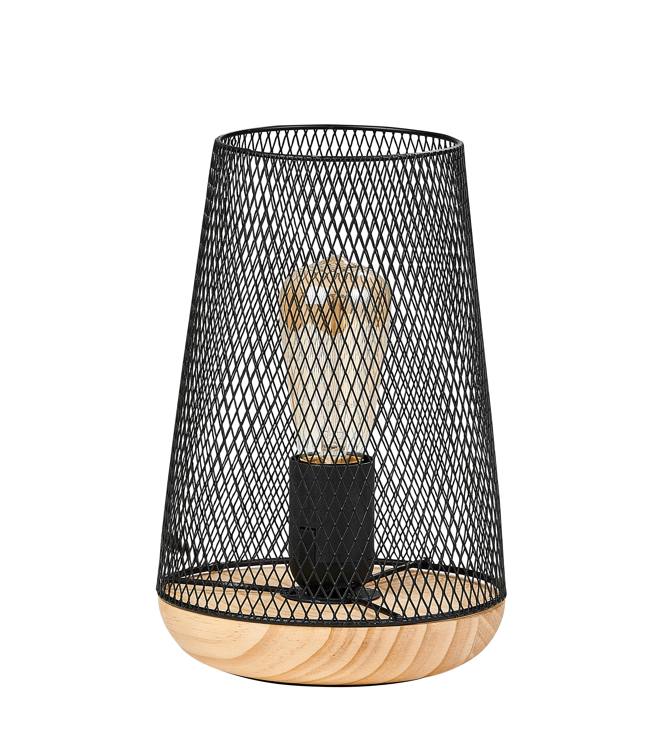 MESH Tafellamp zwartH 23 cm - Ø 15 cm