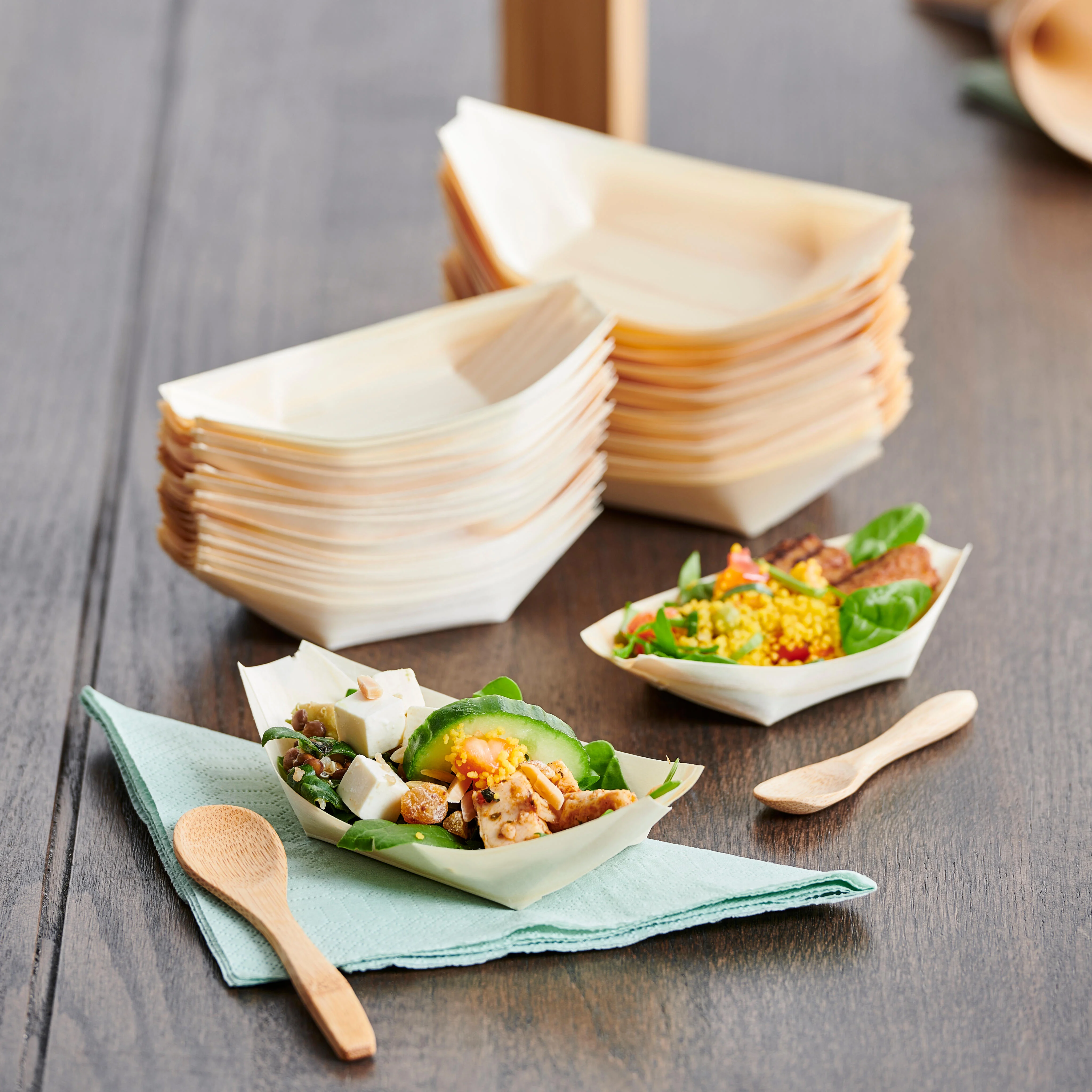 APERO ECO Schaaltjes set van 20 naturelB 11,5 cm