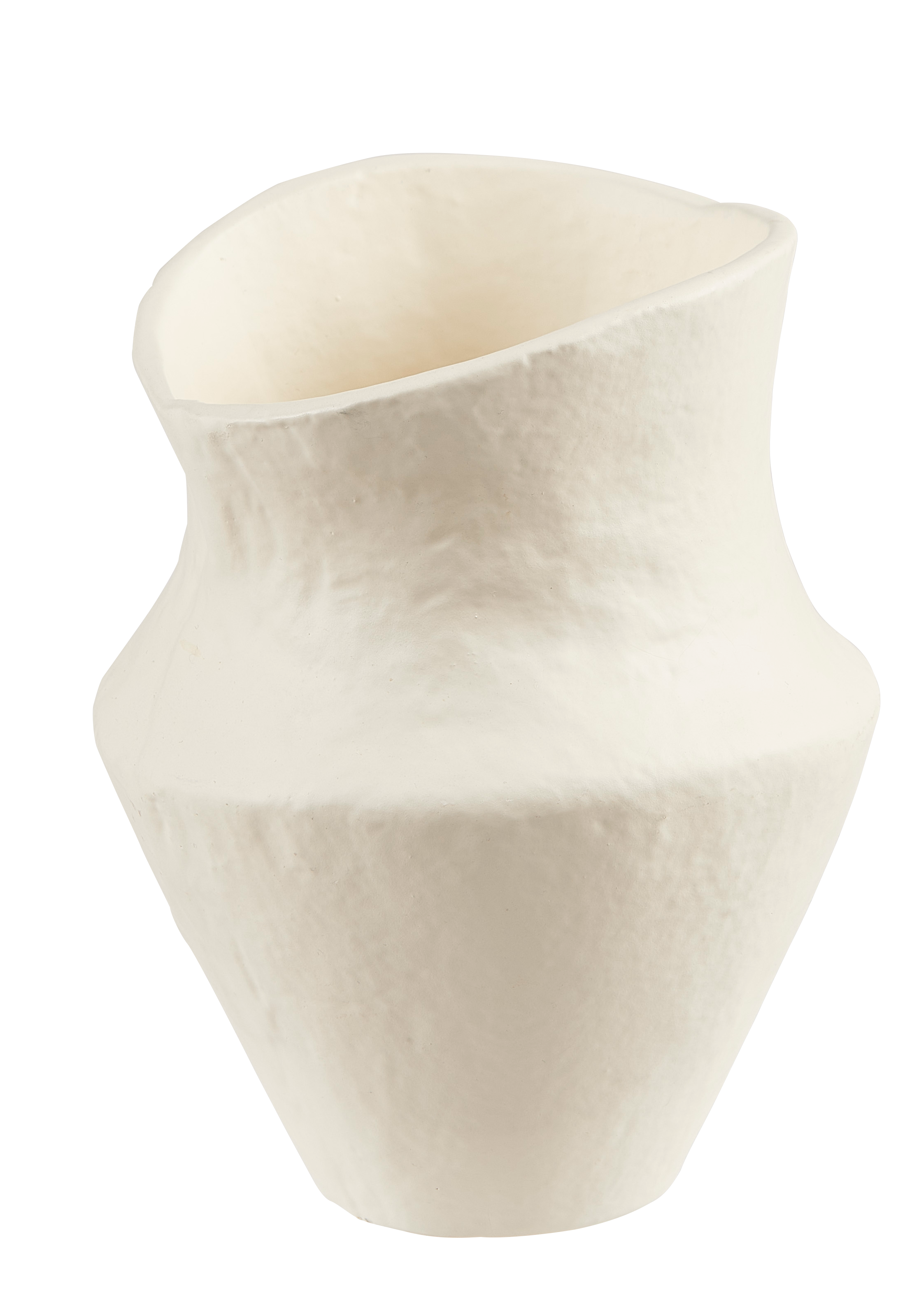 PAMPLONA Vaas crèmeH 15 cm - Ø 12,5 cm
