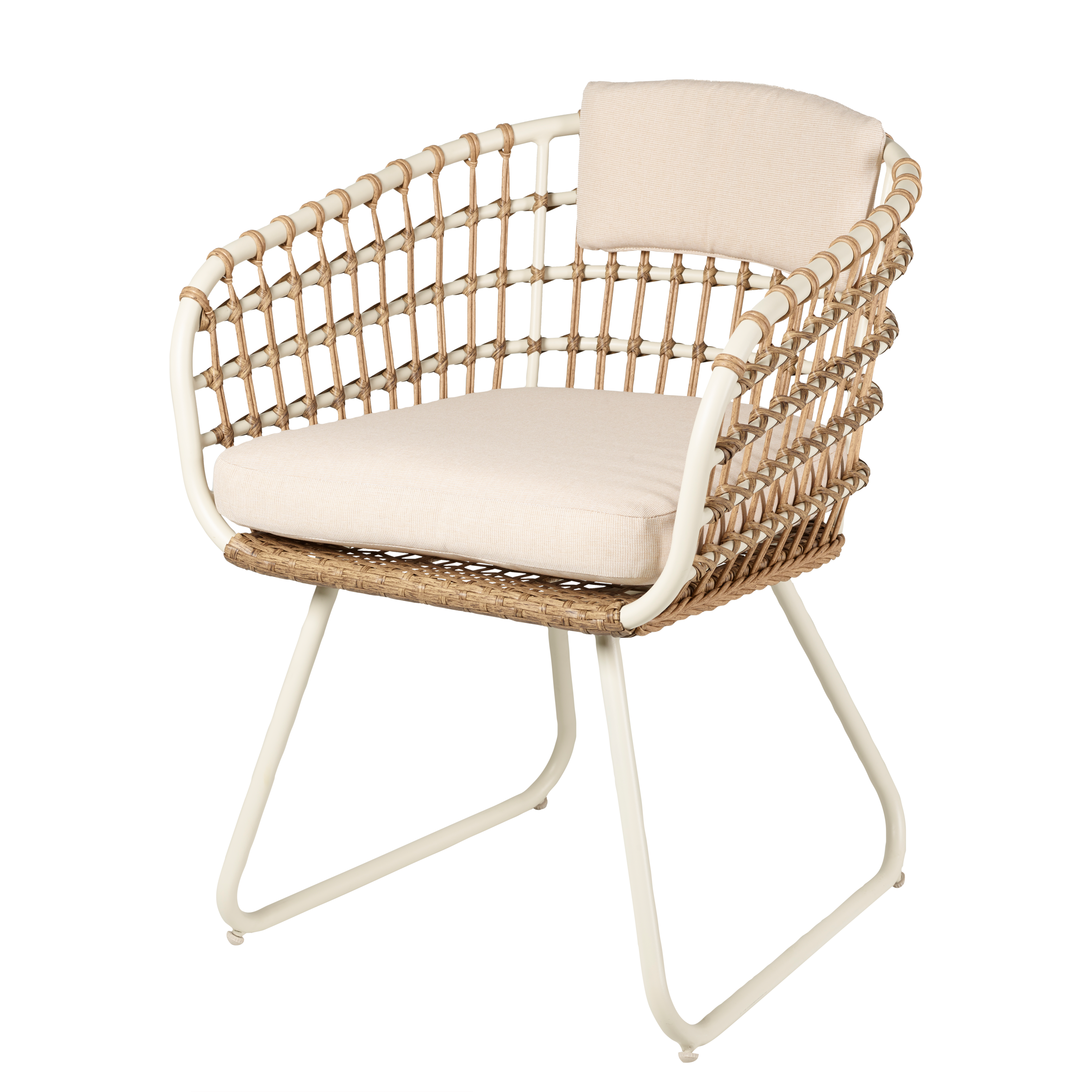 BONES Stoel zandH 80 x B 62 x D 61 cm - CASA