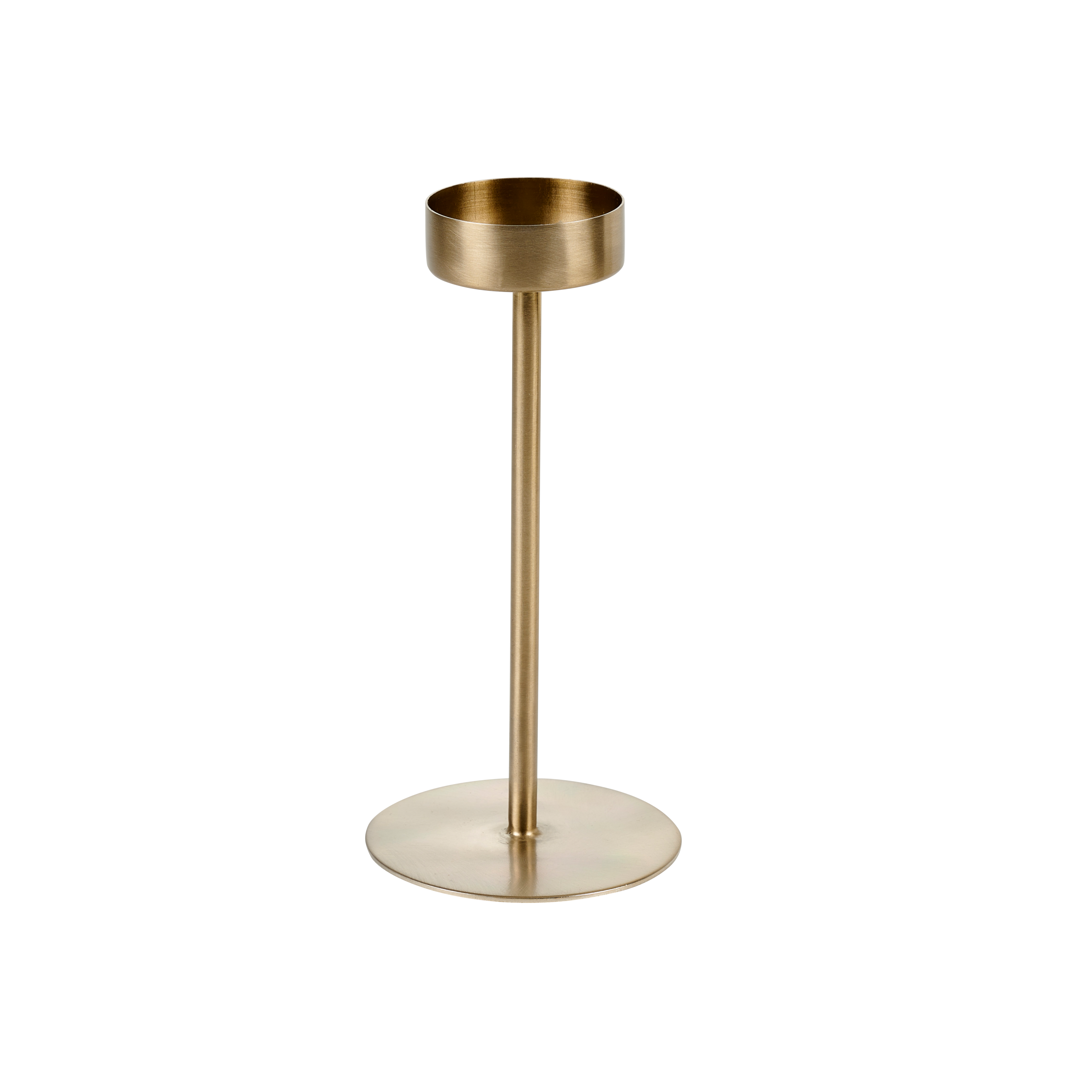 PHANTOM Theelichthouder lichtgoudH 16 cm - Ø 7,5 cm