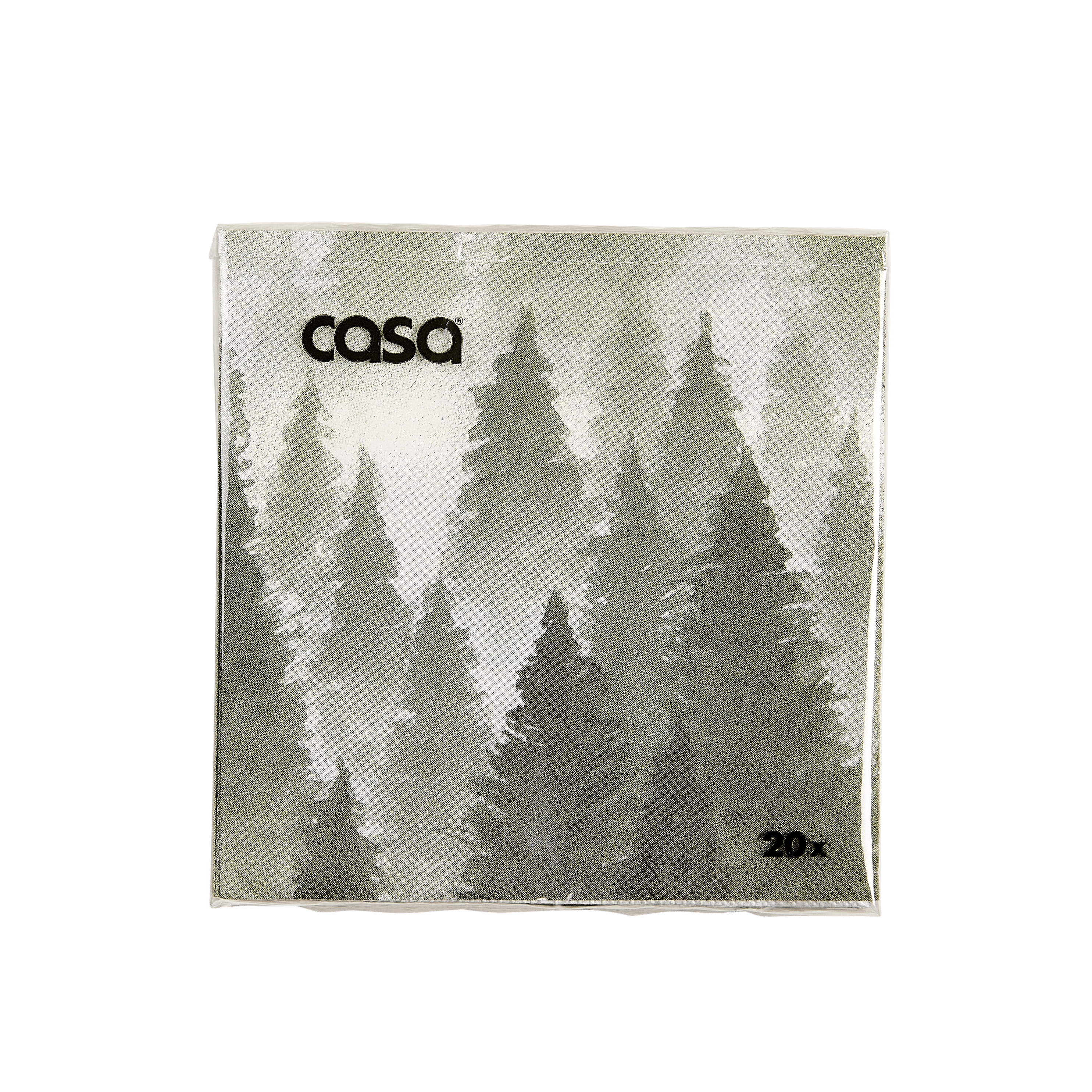 WALD Set van 20 servetten diverse kleurenB 25 x L 25 cm
