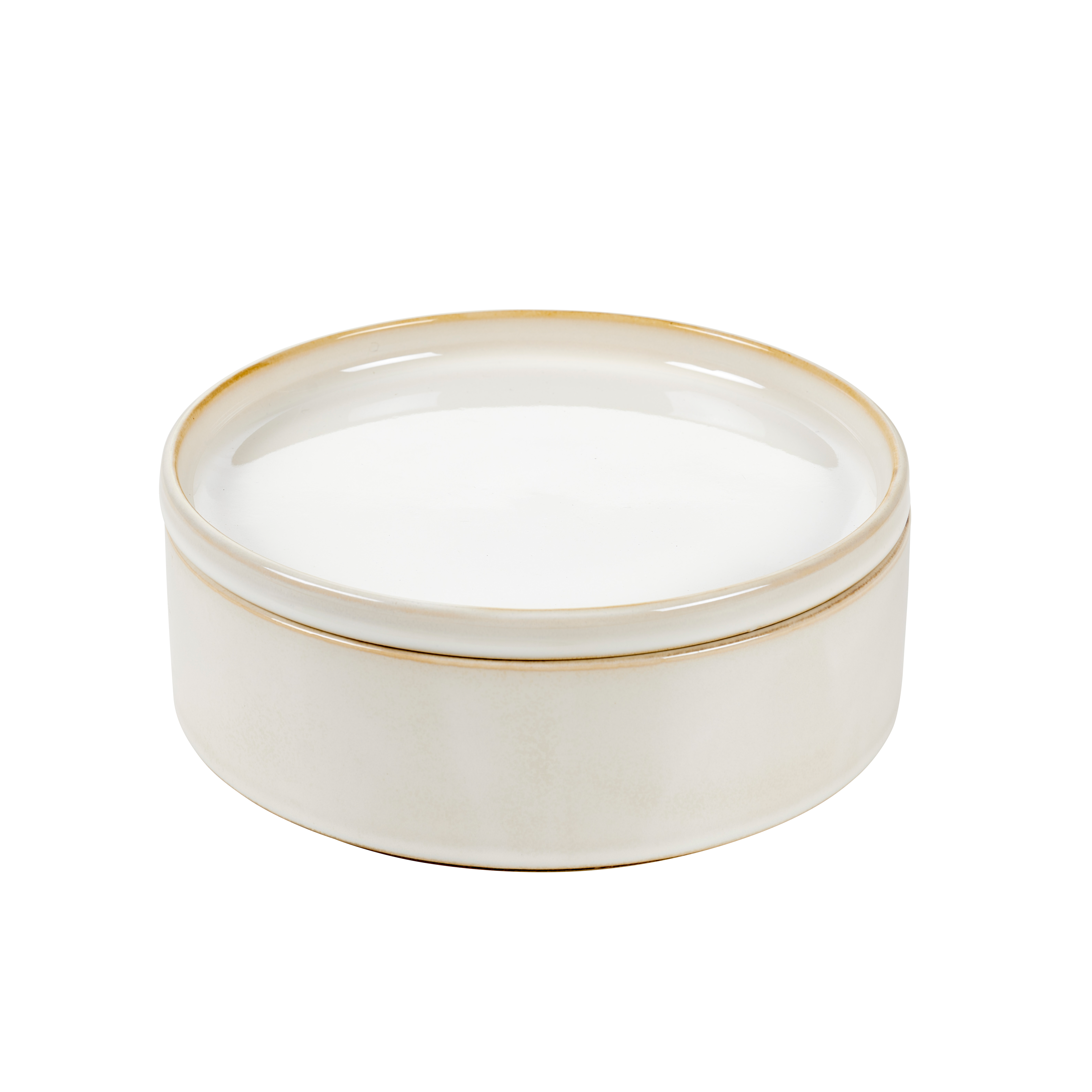 MINERAL MARBLE Bowl 100 CL wit - set van 4 H 6,5 cm - Ø 20 cm