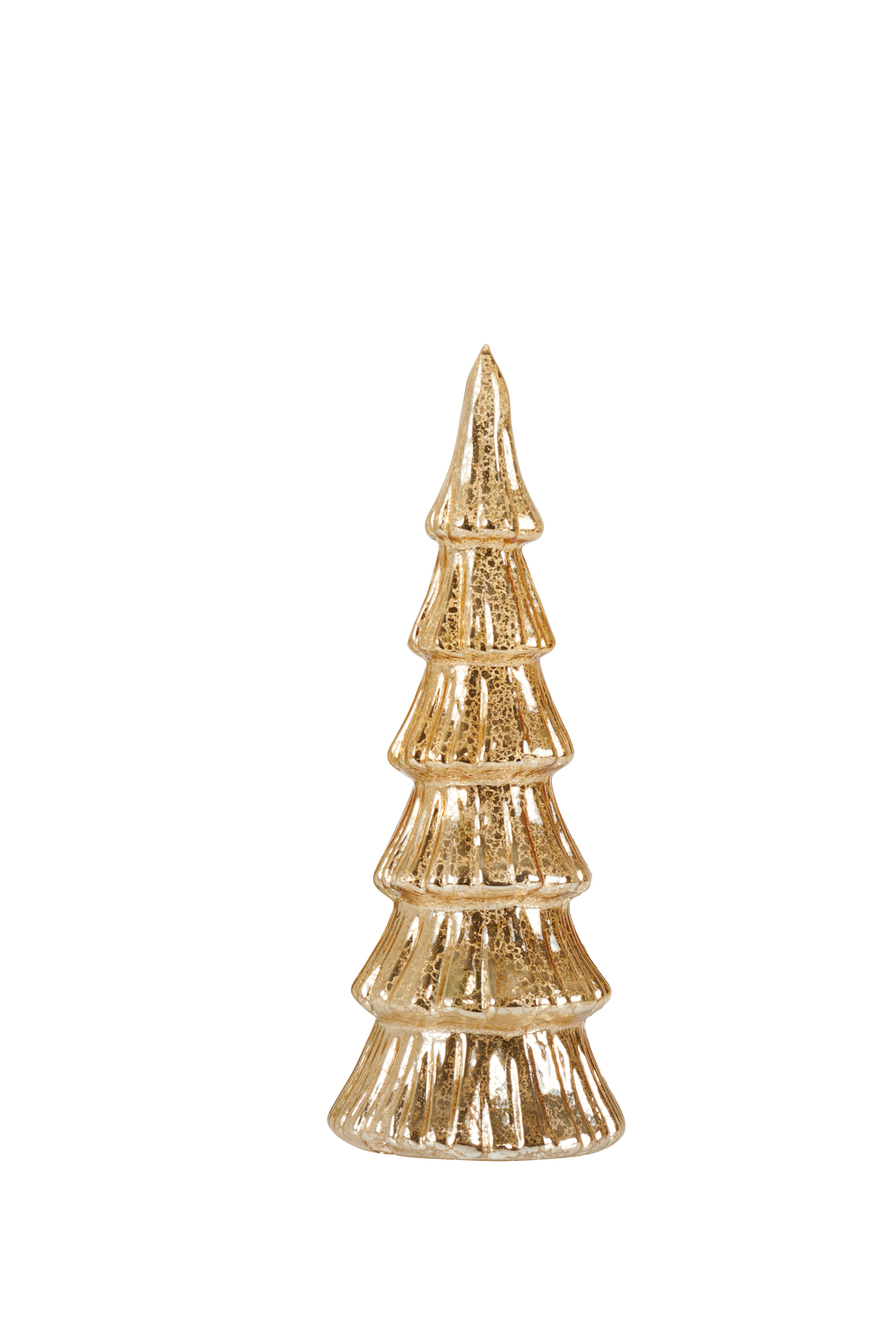 TILLIE Deco boom met 12 led goudH 26 cm - Ø 10 cm