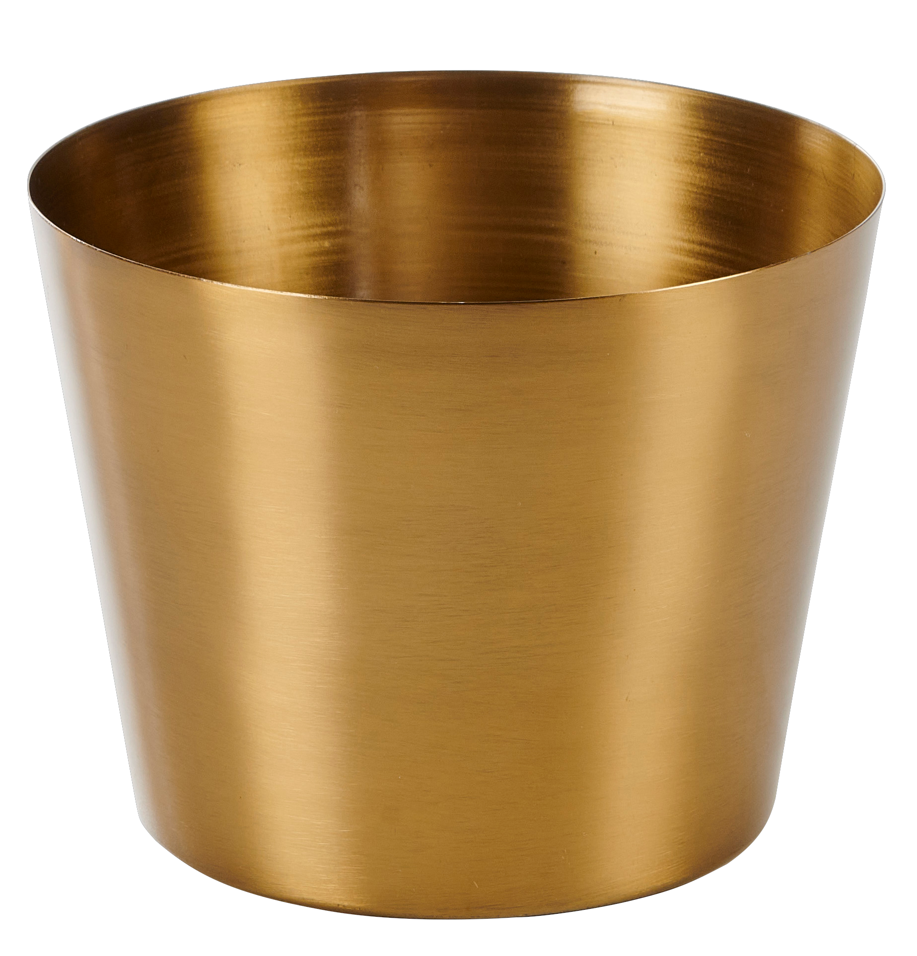 BRONZE Bloempot bronsH 12 cm - Ø 16,5 cm