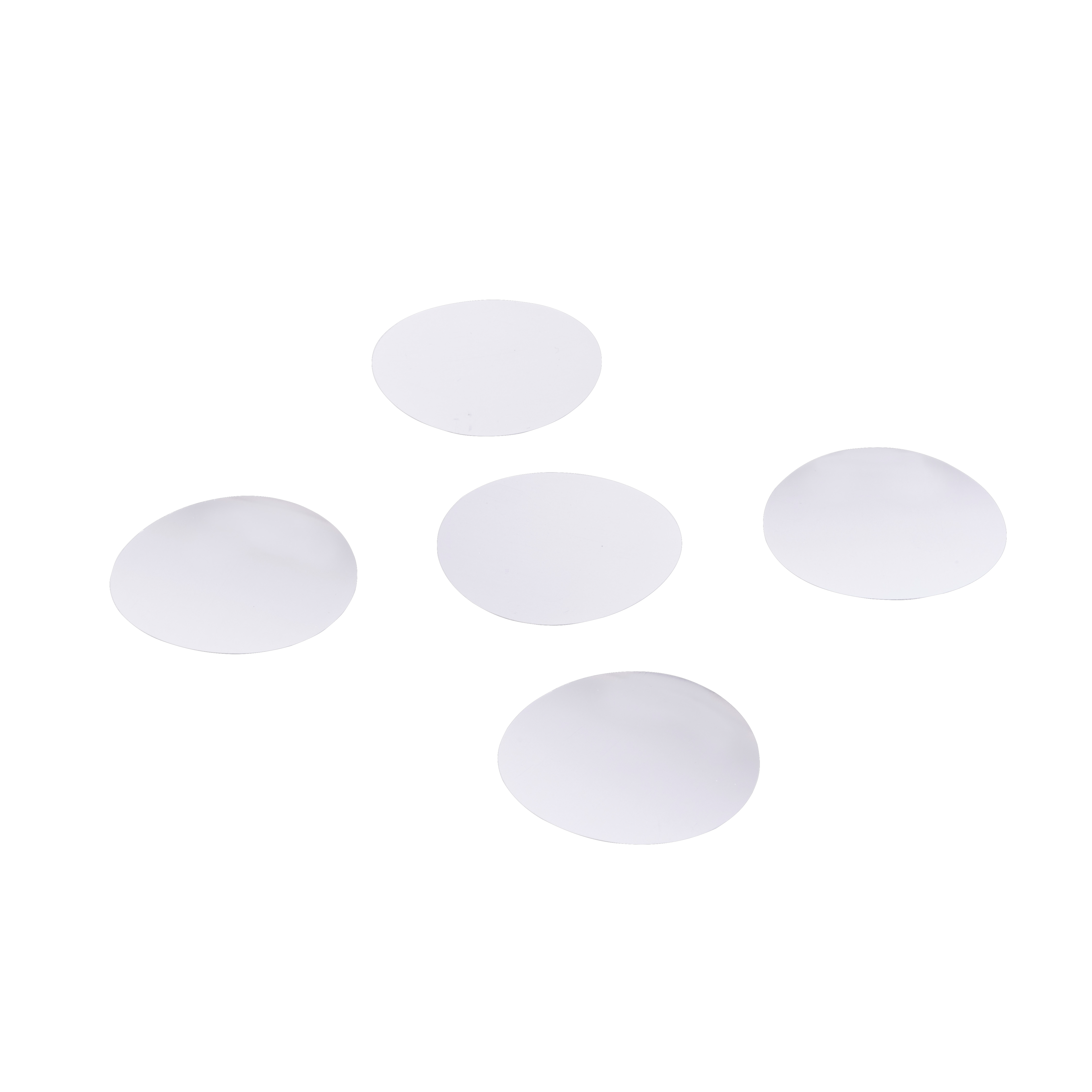 DIVINO Antidruppelfolie set van 5 zilverØ 7,5 cm