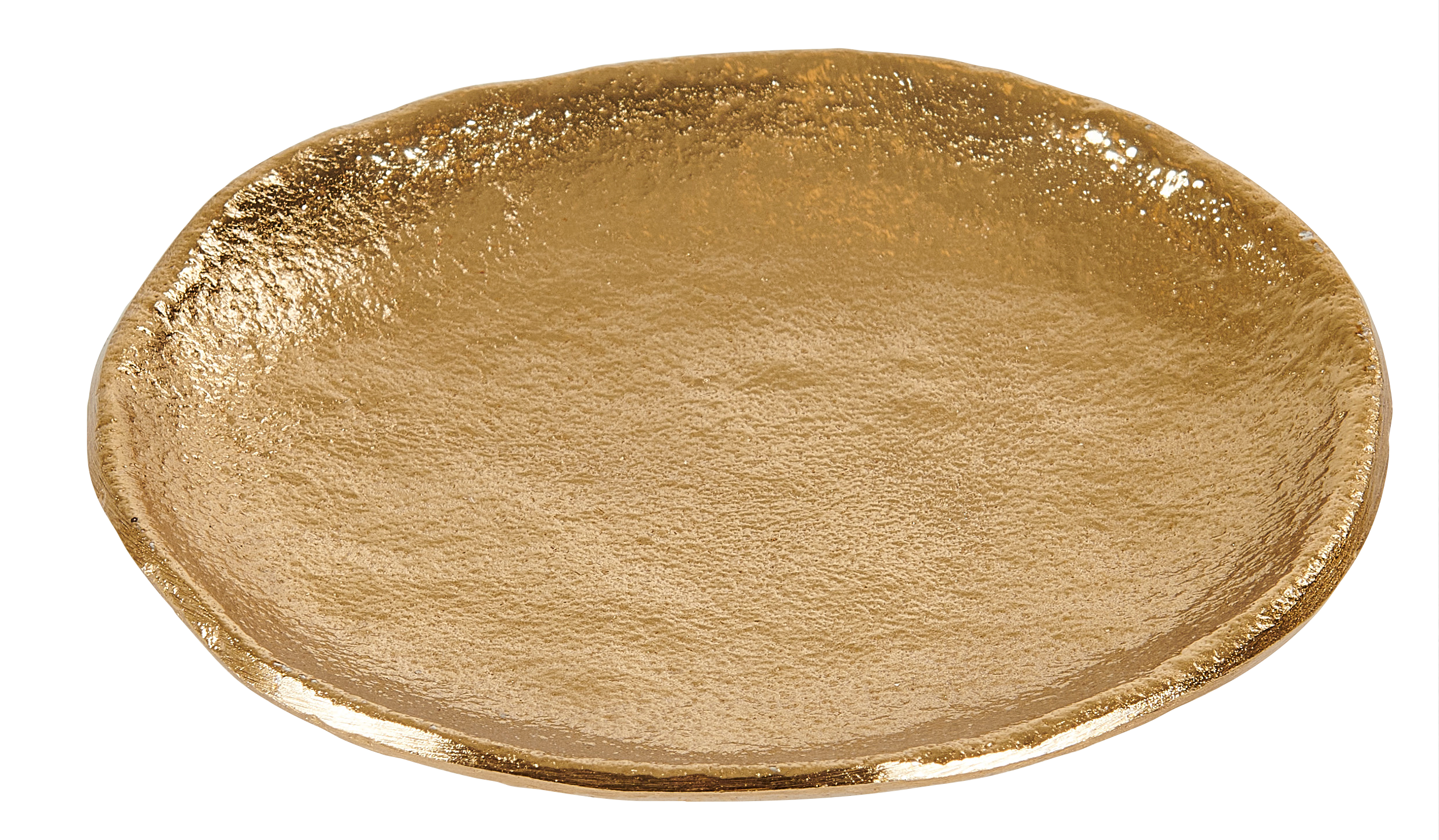 ERBA Kaarsenschaal goudH 1,5 cm - Ø 11 cm