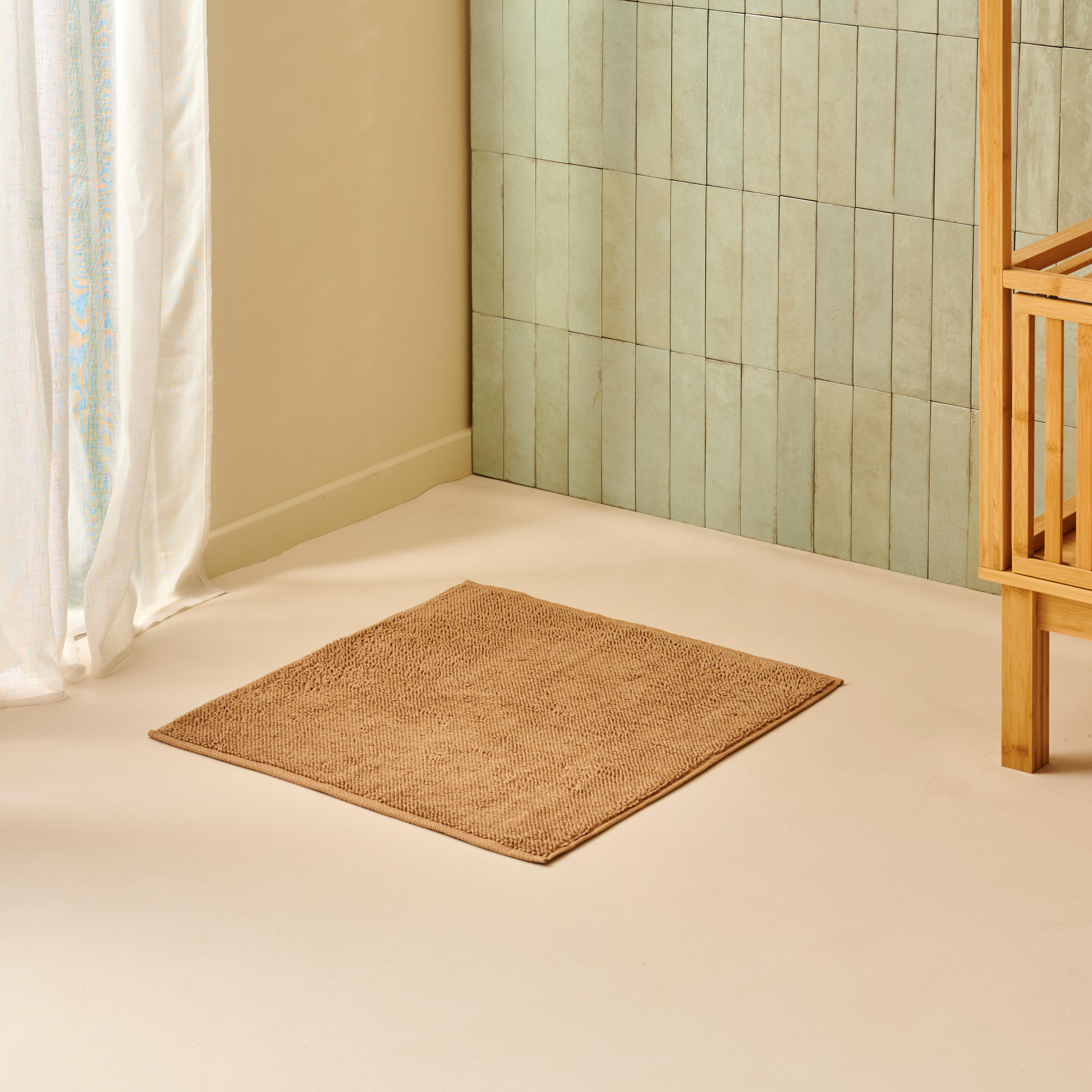 MINERAL Badmat beigeB 60 x L 60 cm