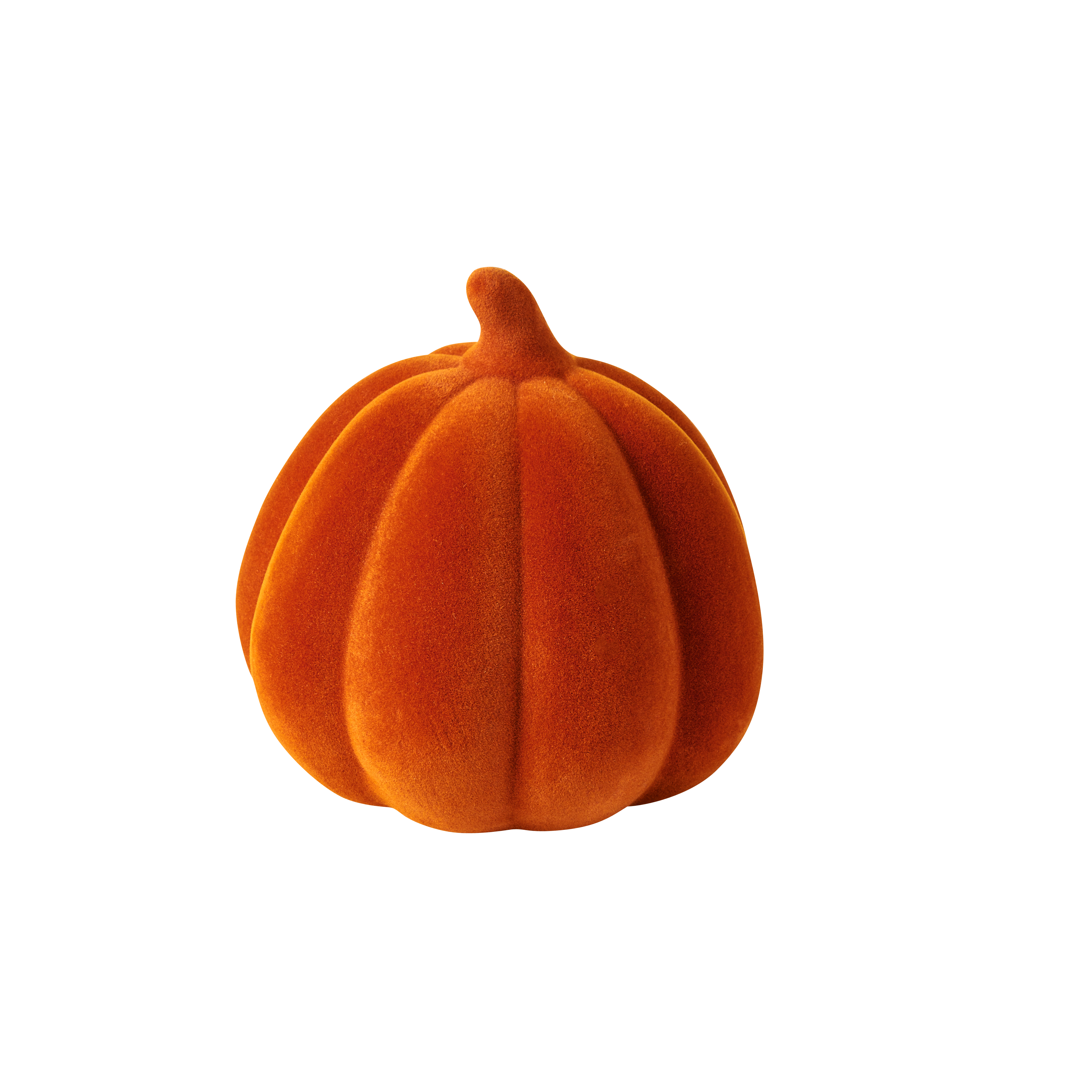 VELVET Pompoen oranjeH 11 cm - Ø 11 cm - CASA