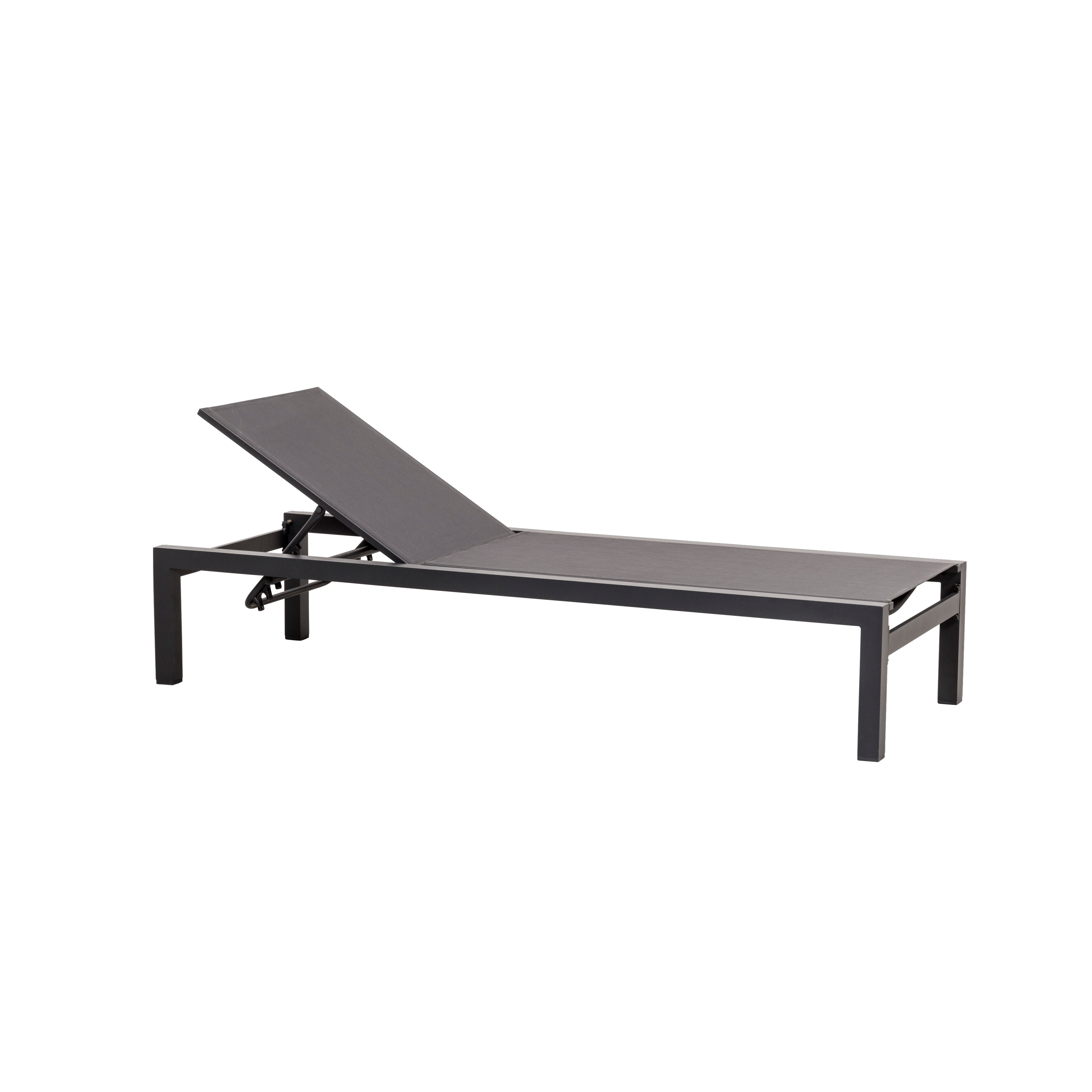 SYDNEY Ligbed zwartH 35 x B 70 x L 190 cm