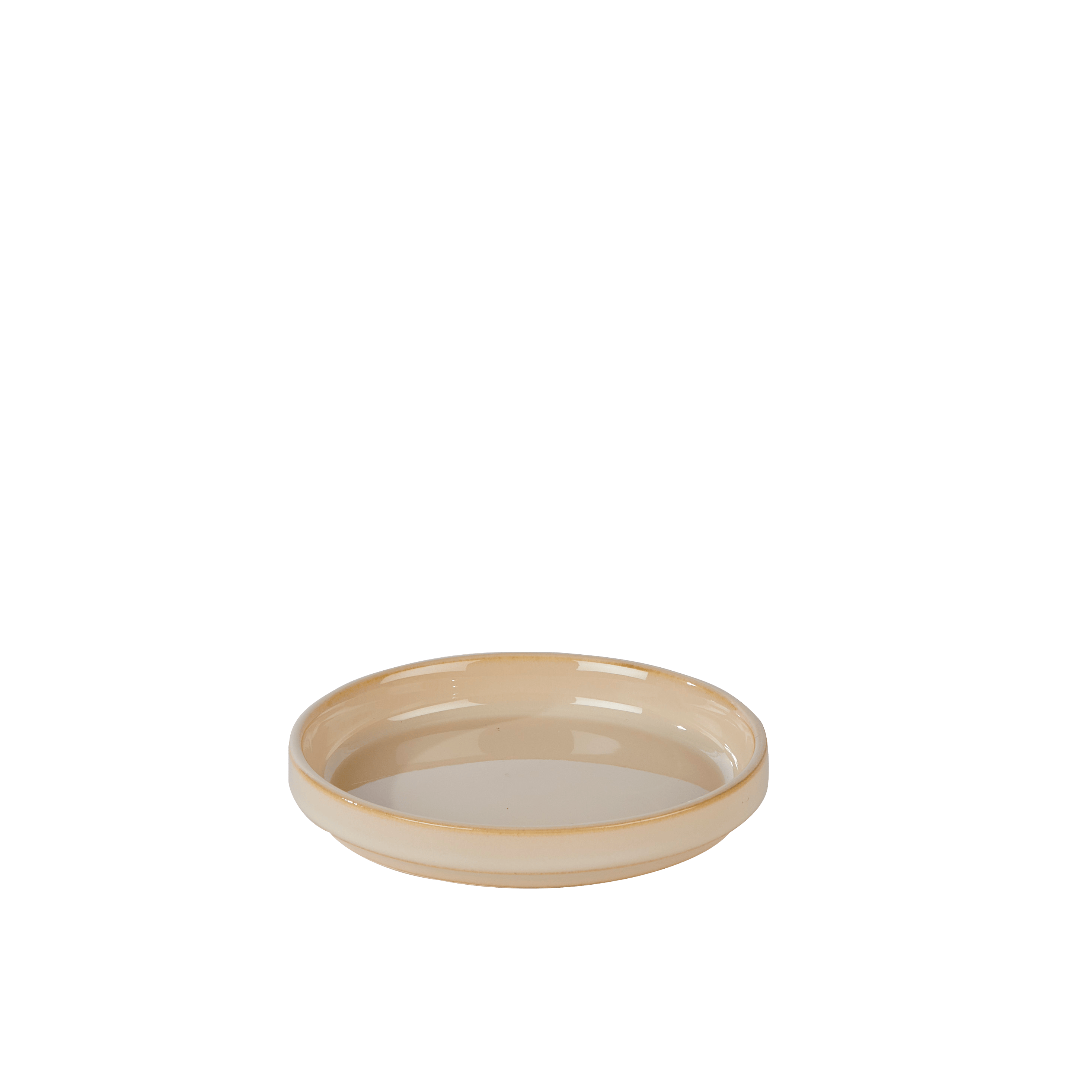 MINERAL SAND Bord beige - set van 4 Ø 12,7 cm