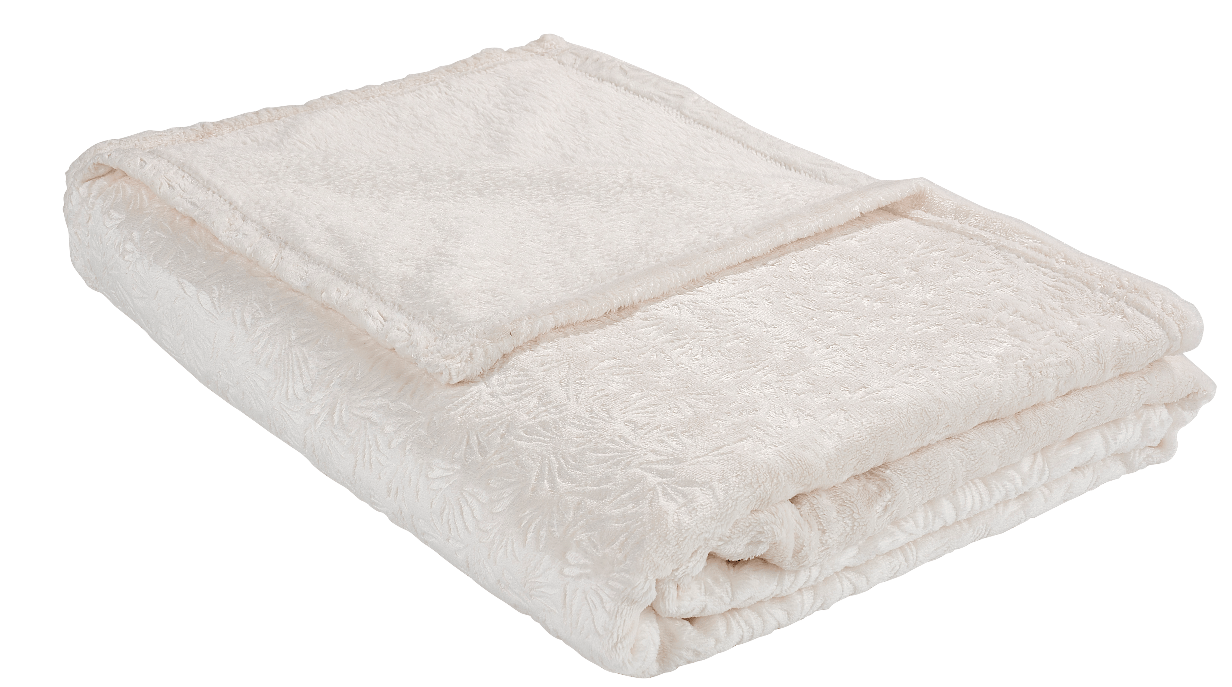 FLORENCE Plaid beigeB 130 x L 170 cm