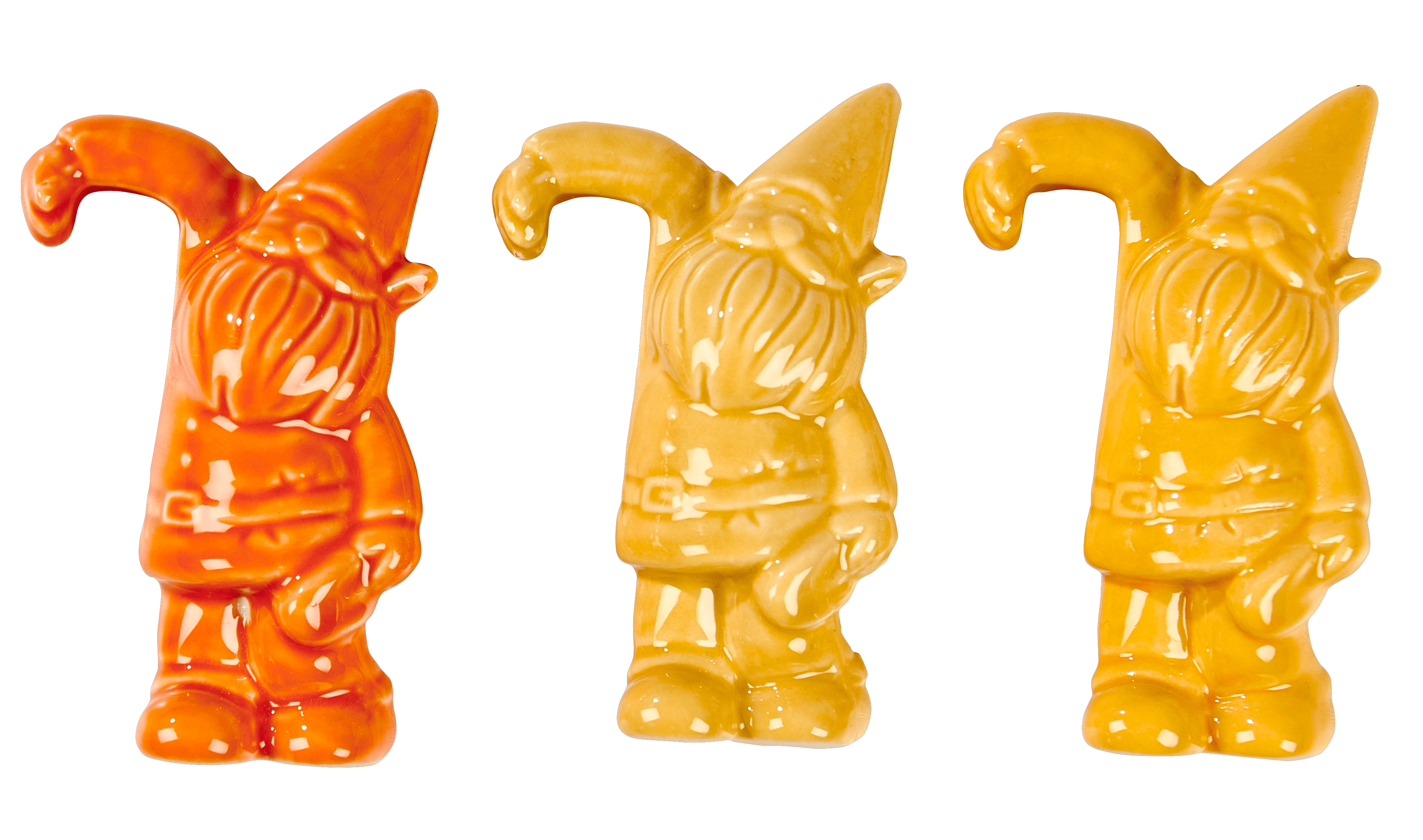 CLIFF Pothanger 3 kleuren diverse kleuren, oranje, geel, lichtgeelH 8,7 x B 4,5 cm