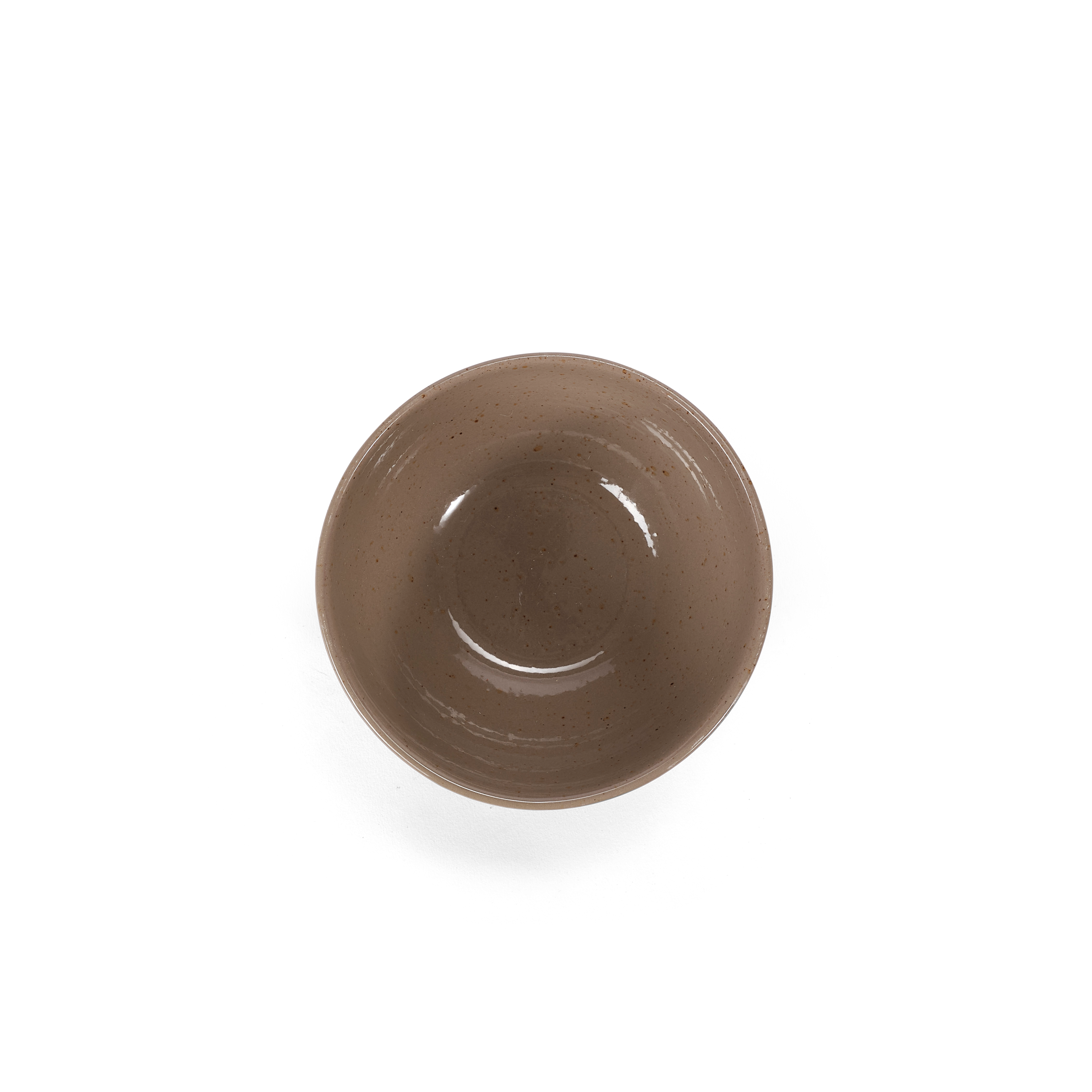 TERRA Bowl taupe - set van 4 H 6,5 cm - Ø 14 cm