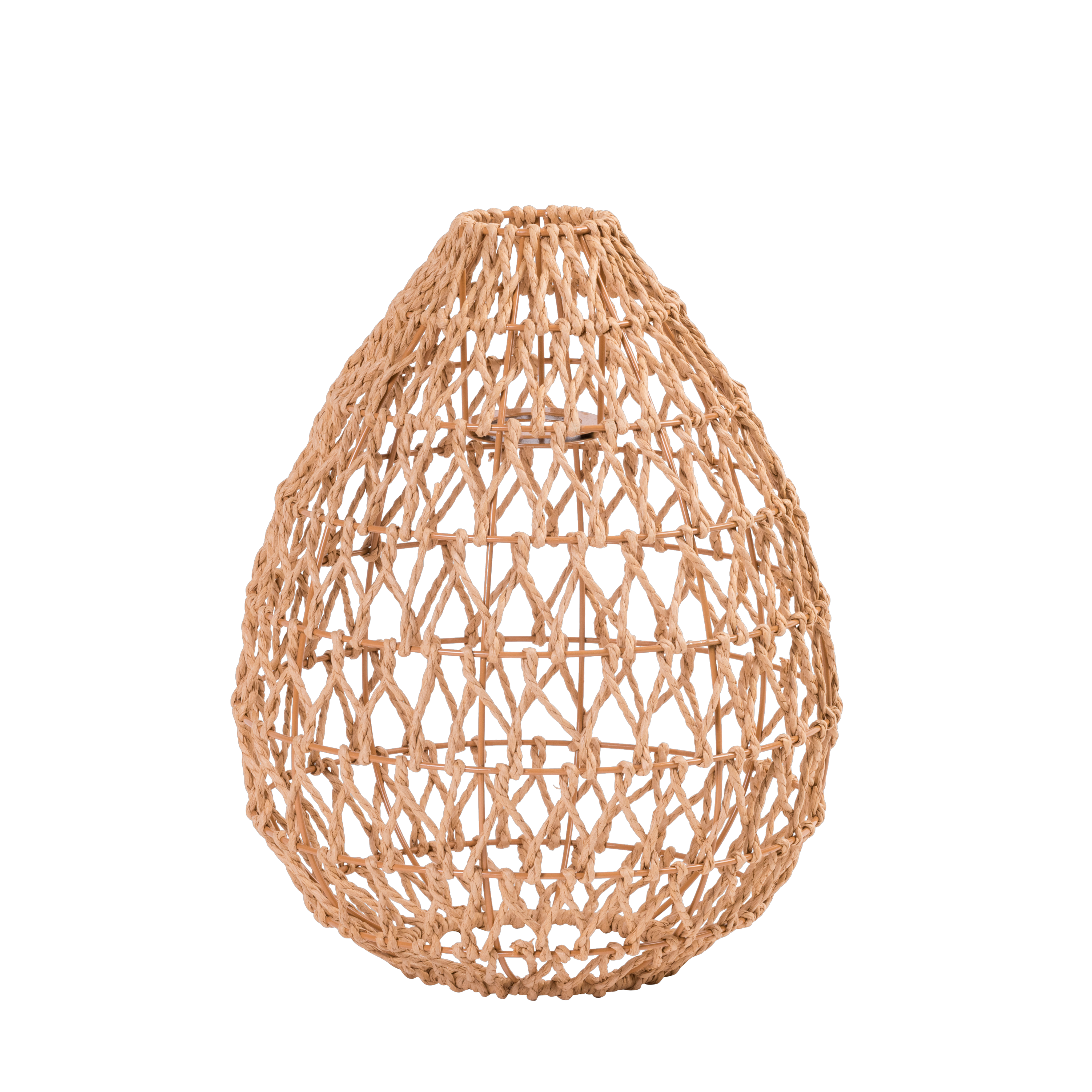 ZIRKA Lampenkap E27 naturelH 35 cm - Ø 28 cm