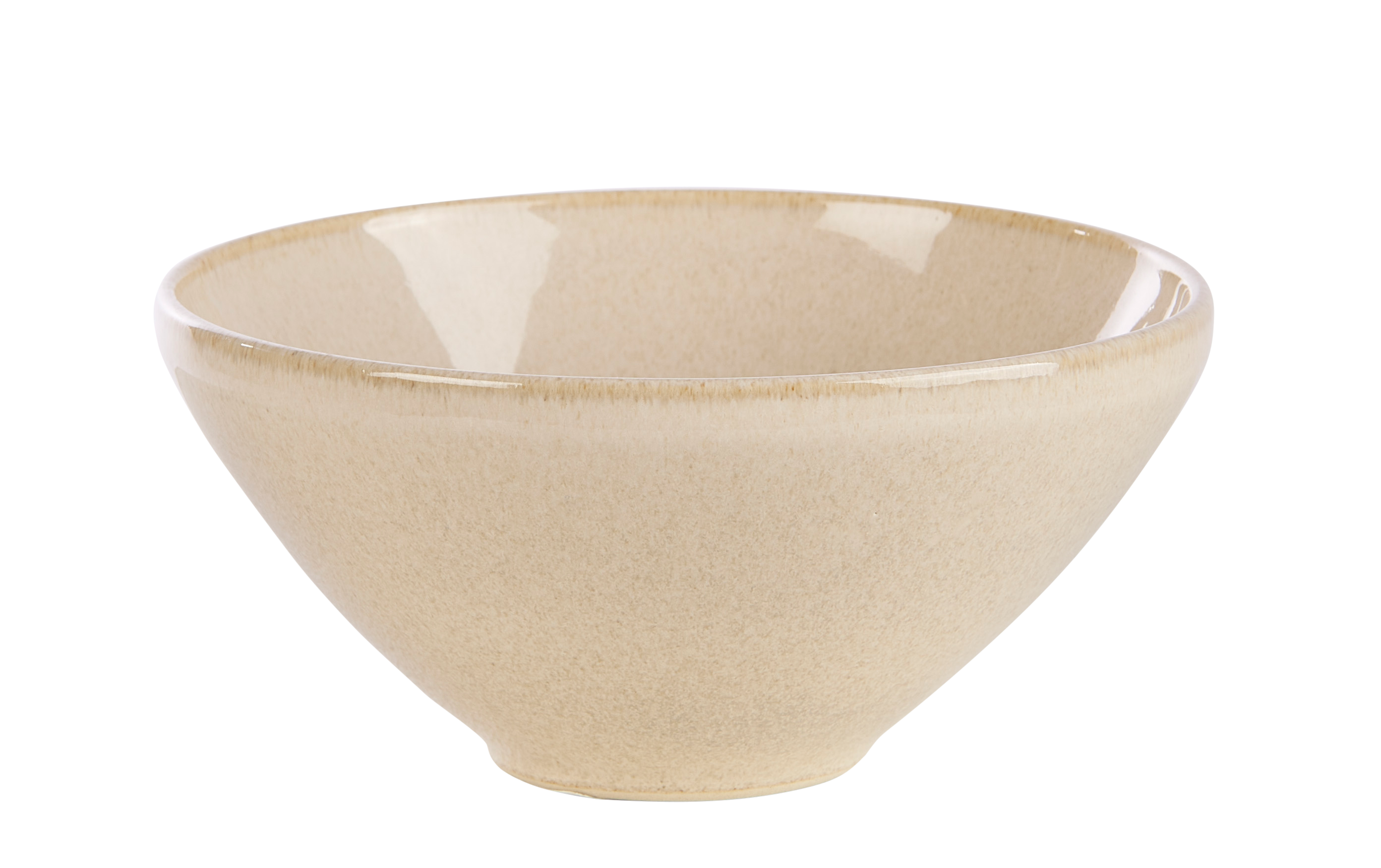 TOKO SAND Bowl beige - set van 4 H 3,5 cm - Ø 12 cm