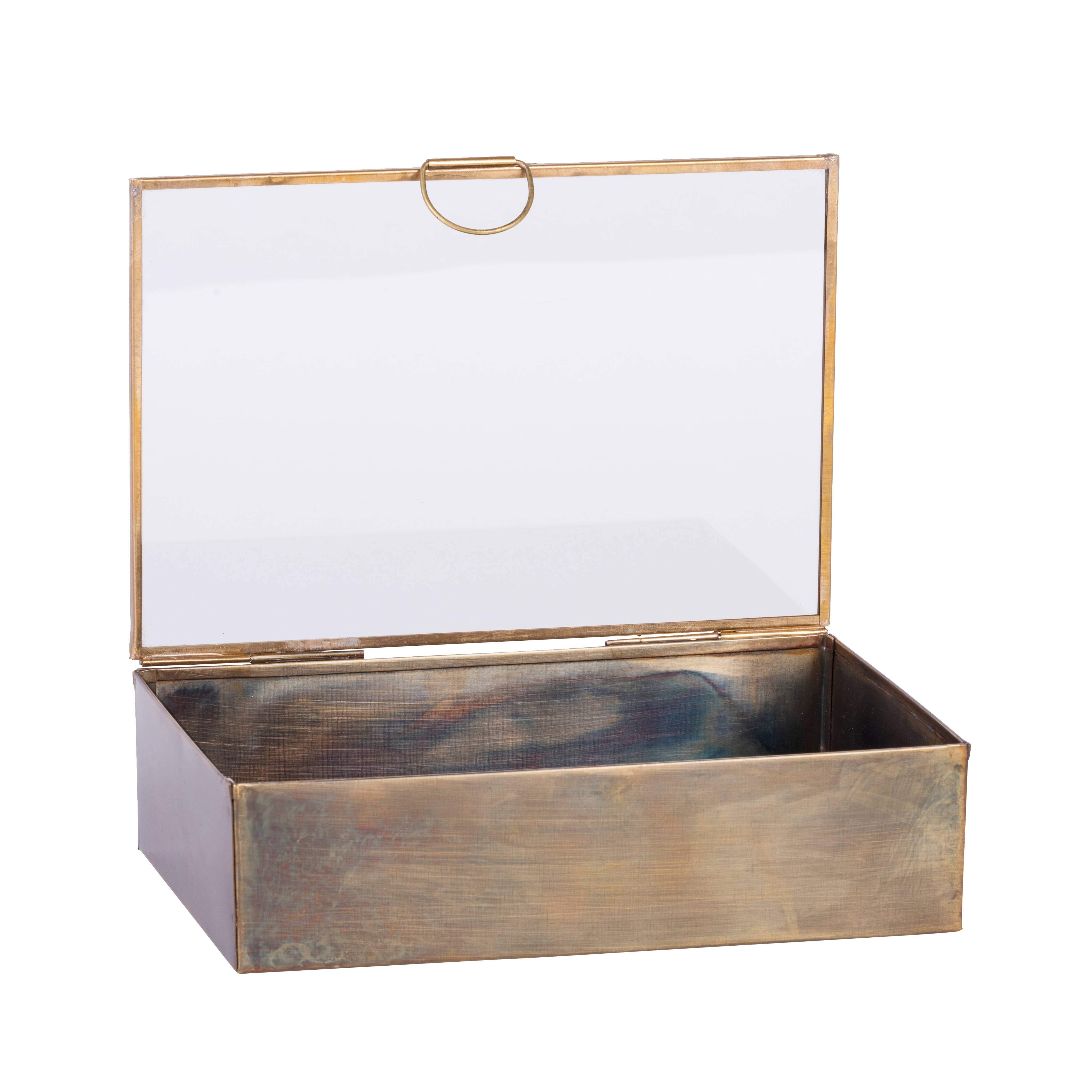 BRUSH Opbergdoos goudH 5,5 x B 13,5 x L 20 cm