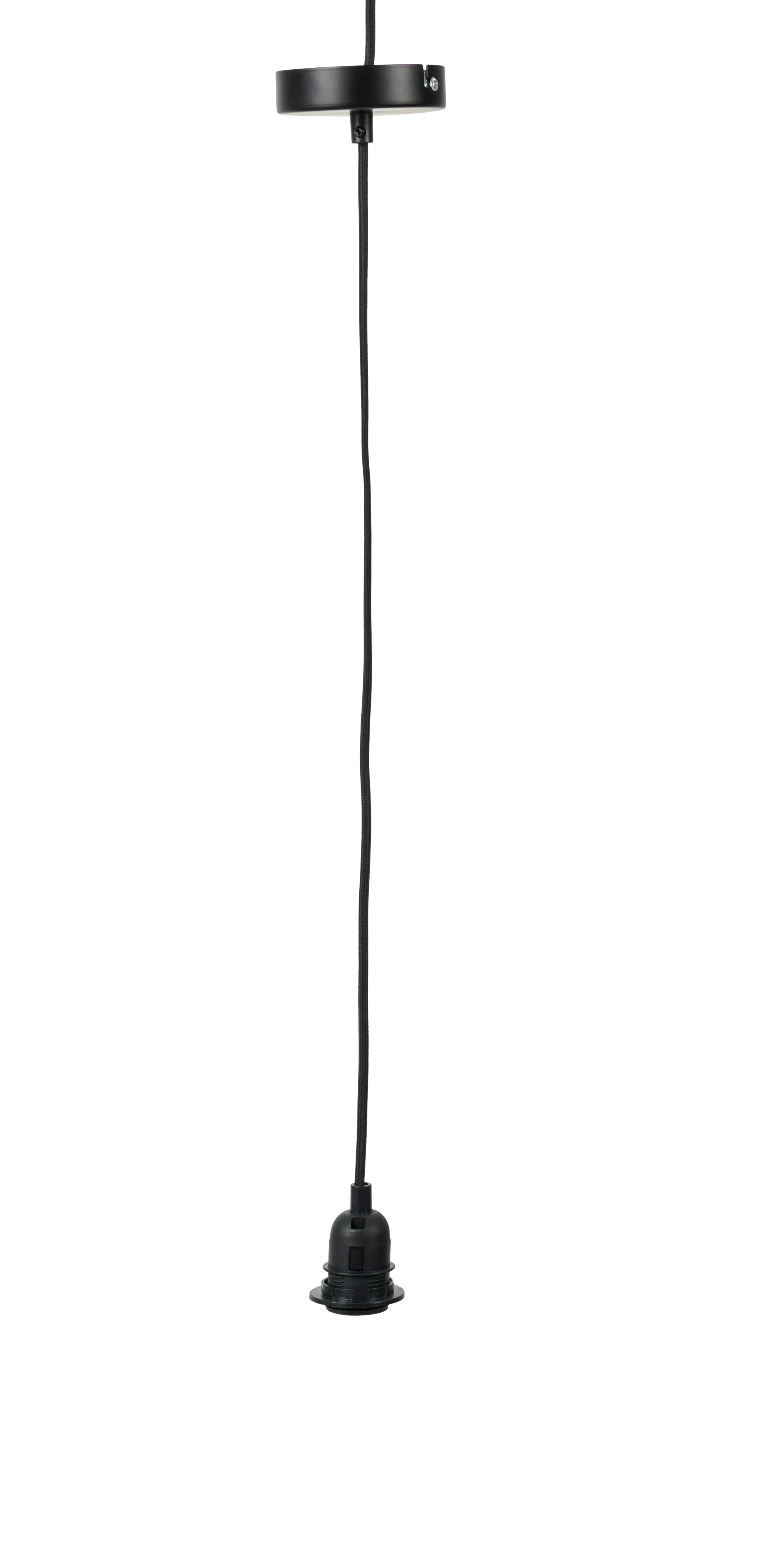 BASIC Pendel E27 zwartH 90 cm - Ø 10 cm