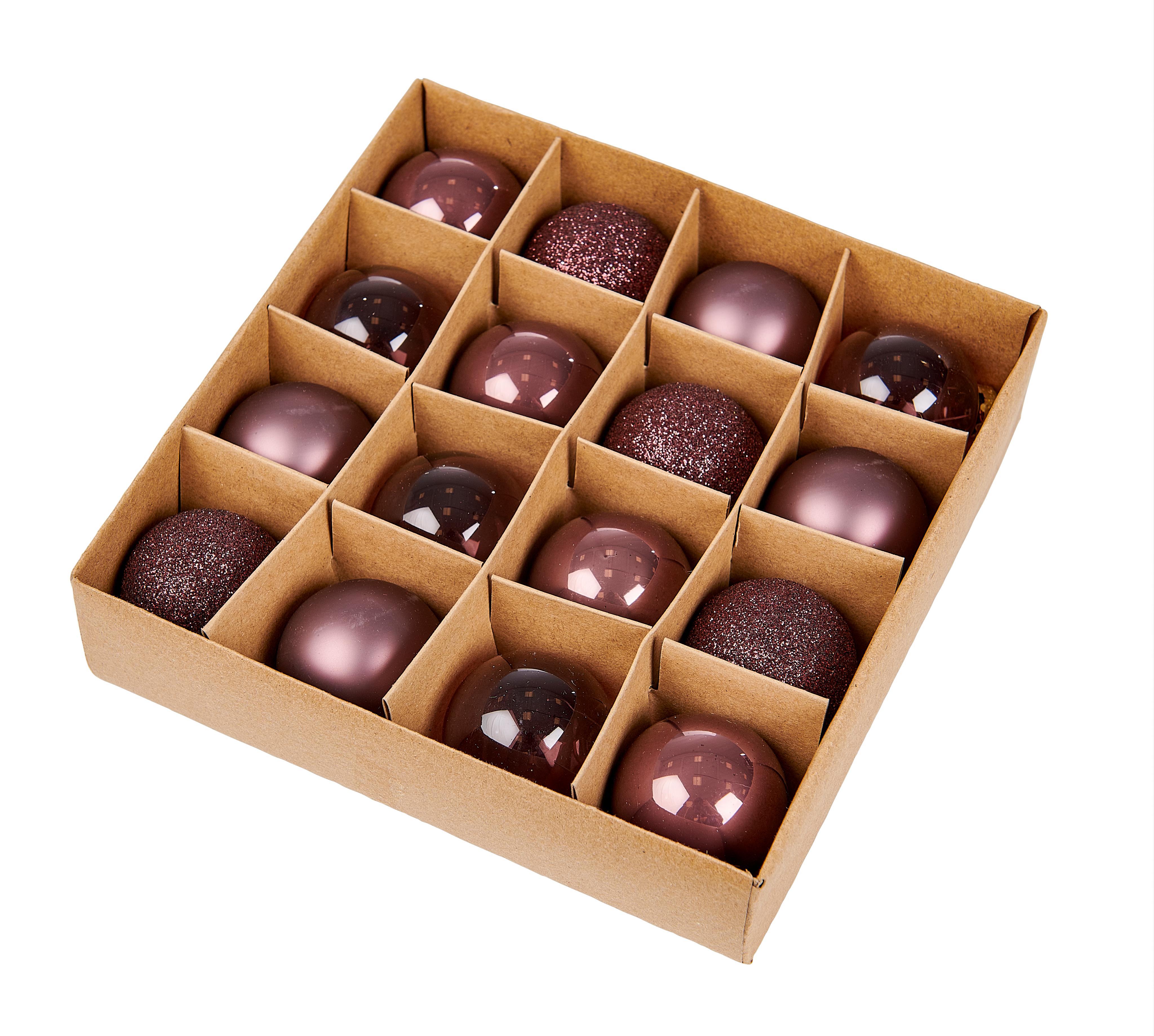 PLUM Ballen set van 16 paarsØ 4 cm