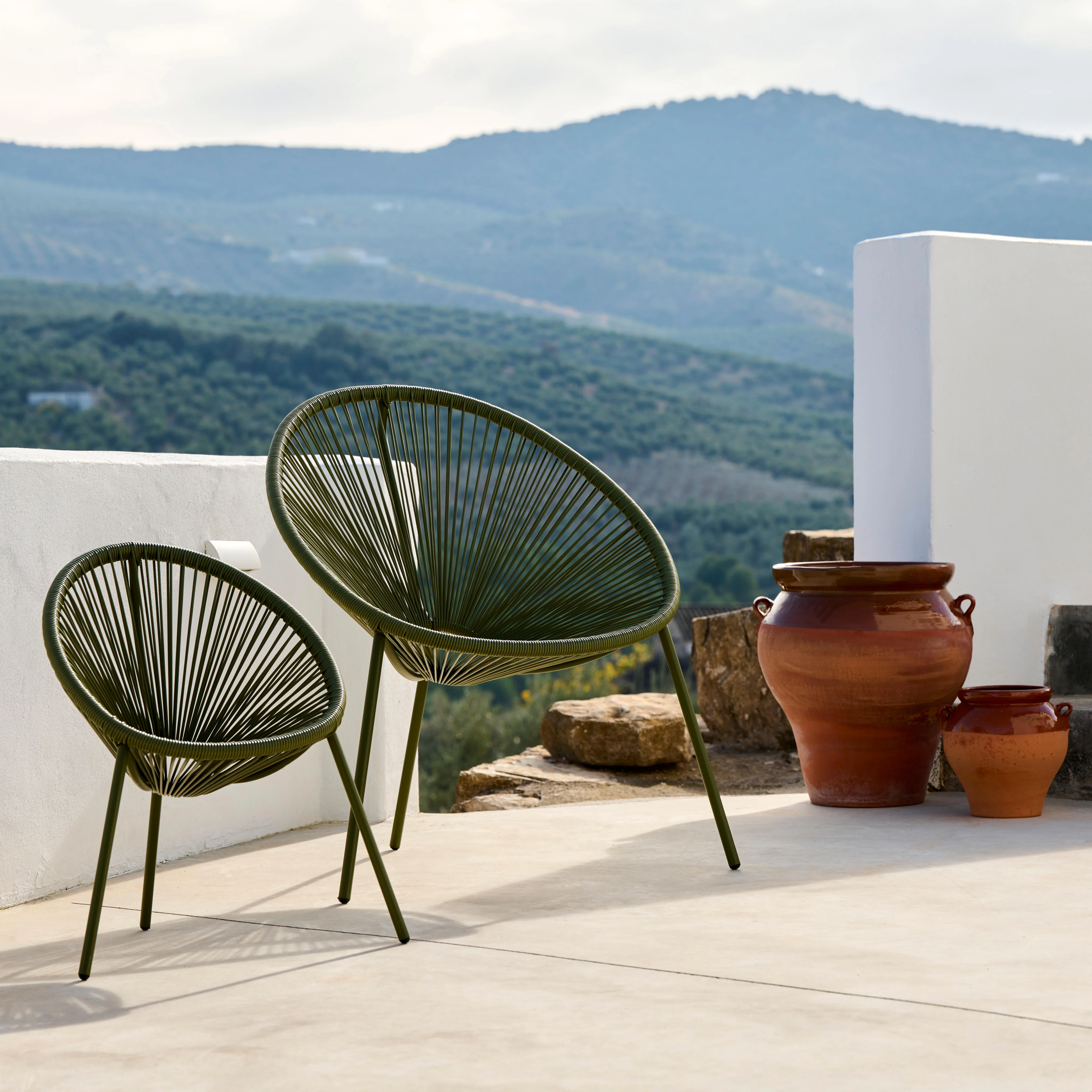 ACAPULCO Kinderstoel groenH 56 x B 43 x D 42 cm