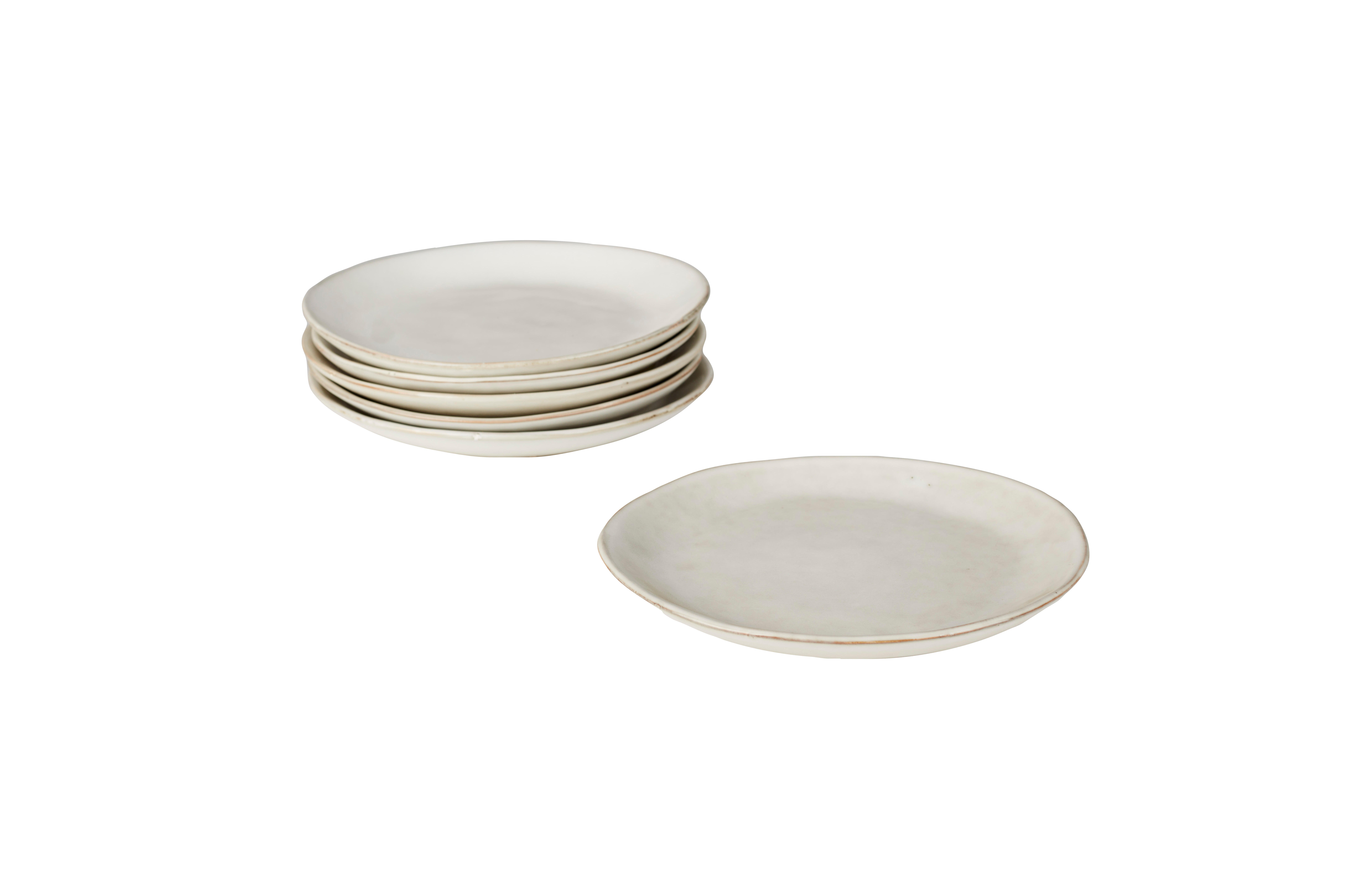 EARTH MARL dessertbord setSet 6-delig crème