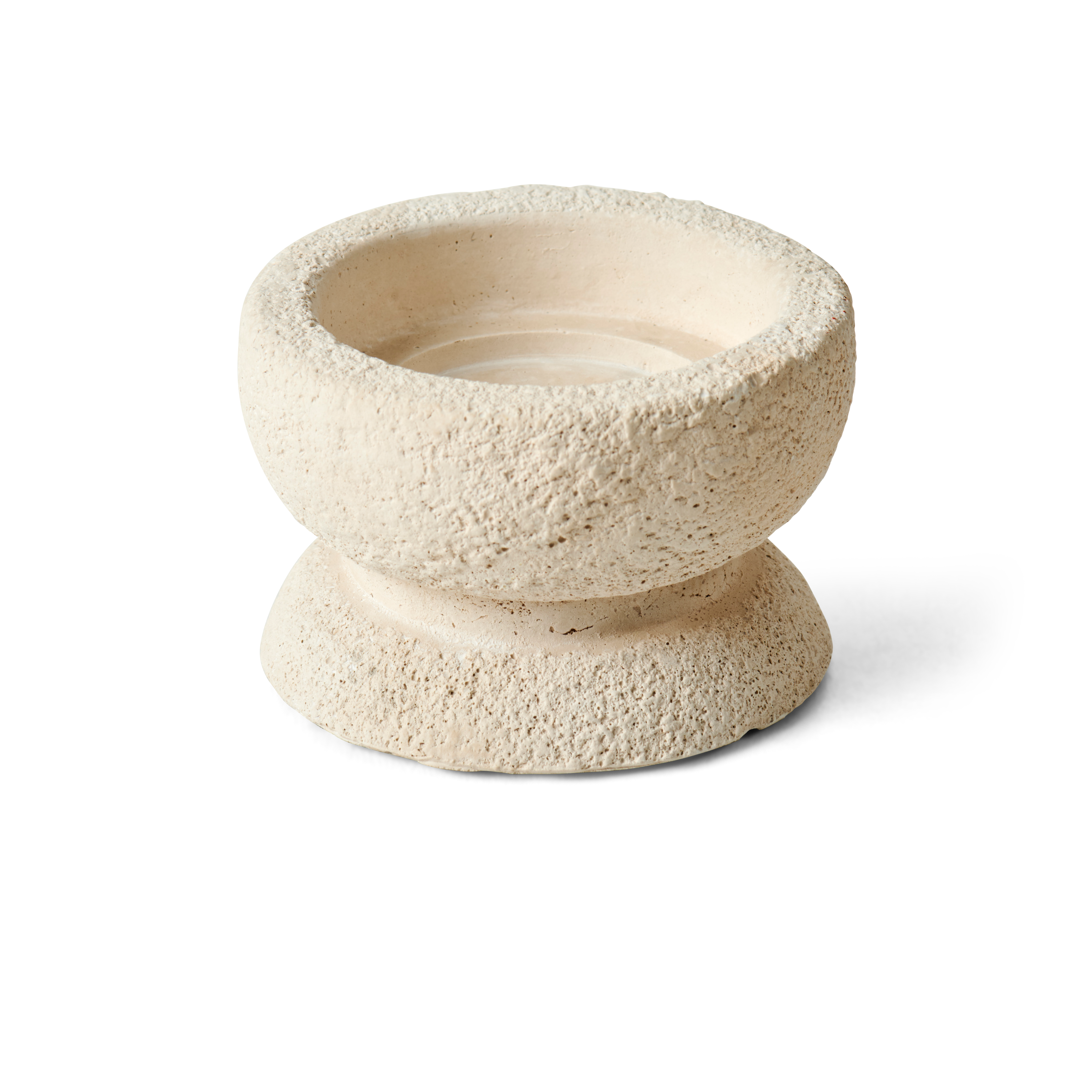 FLINT Kaars- of theelichthouder gebroken witH 5 cm - Ø 8 cm