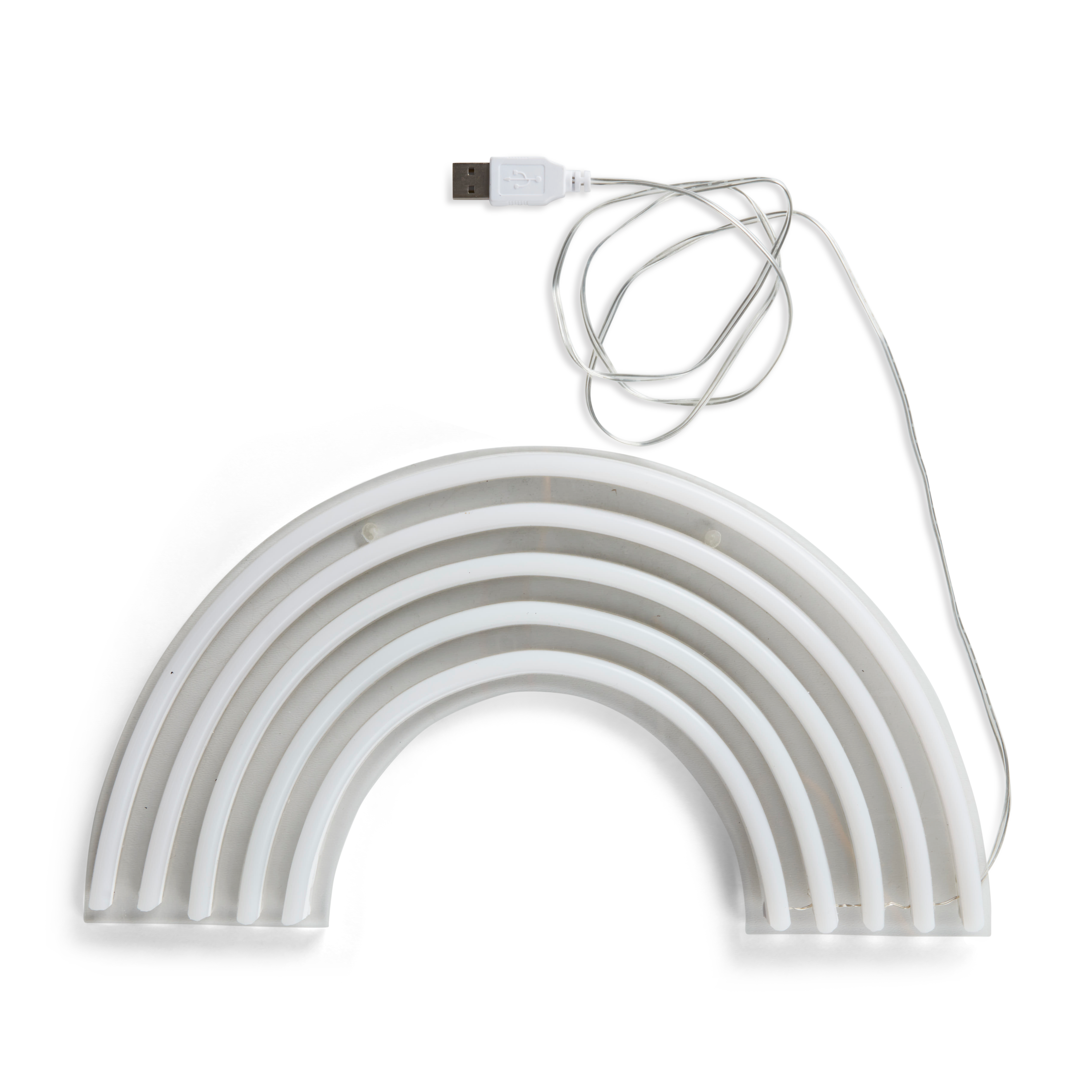 RAINBOW Neon decolamp hangend multicolorH 16 x B 30 cm - CASA