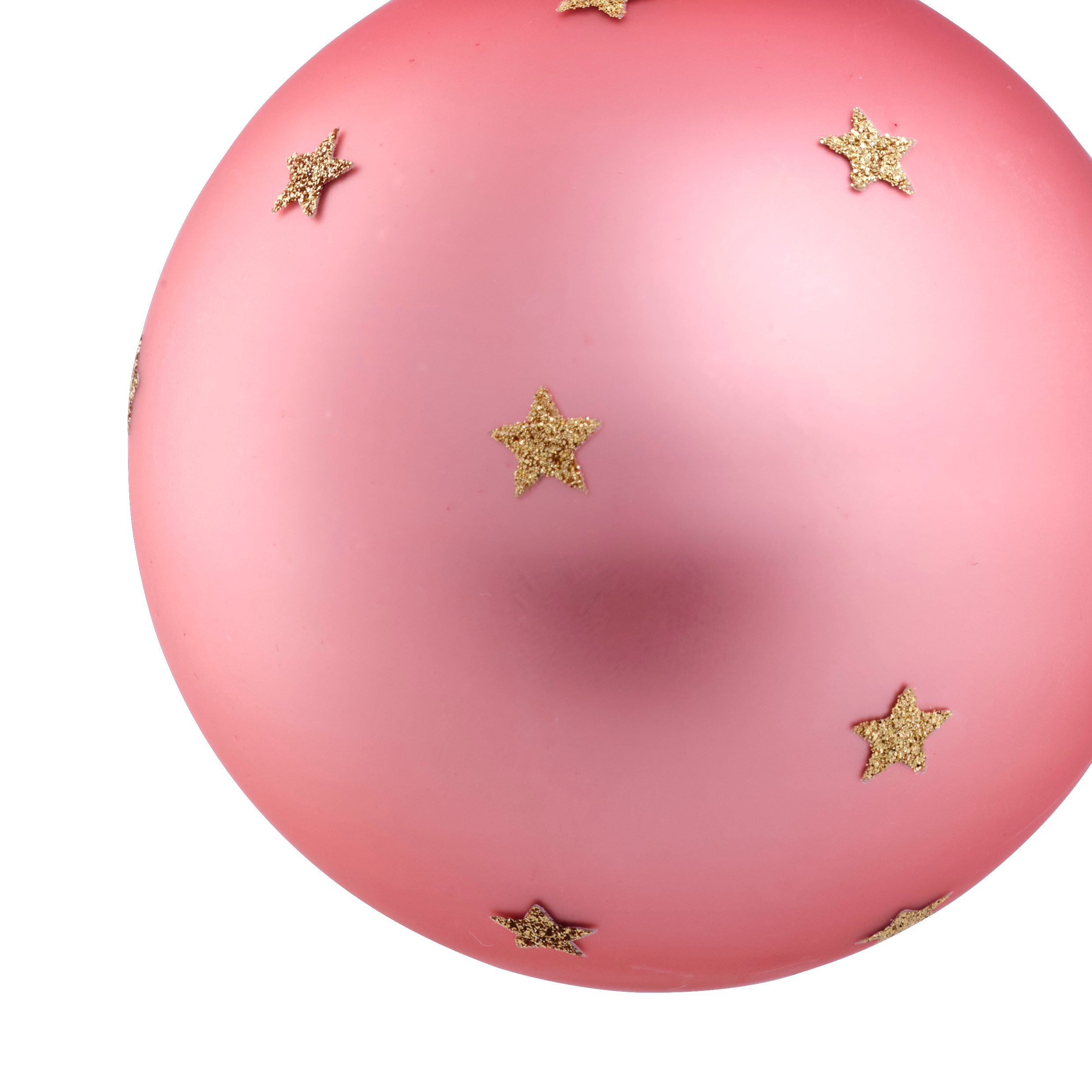 STARRY Kerstbal perzikrozeØ 8 cm
