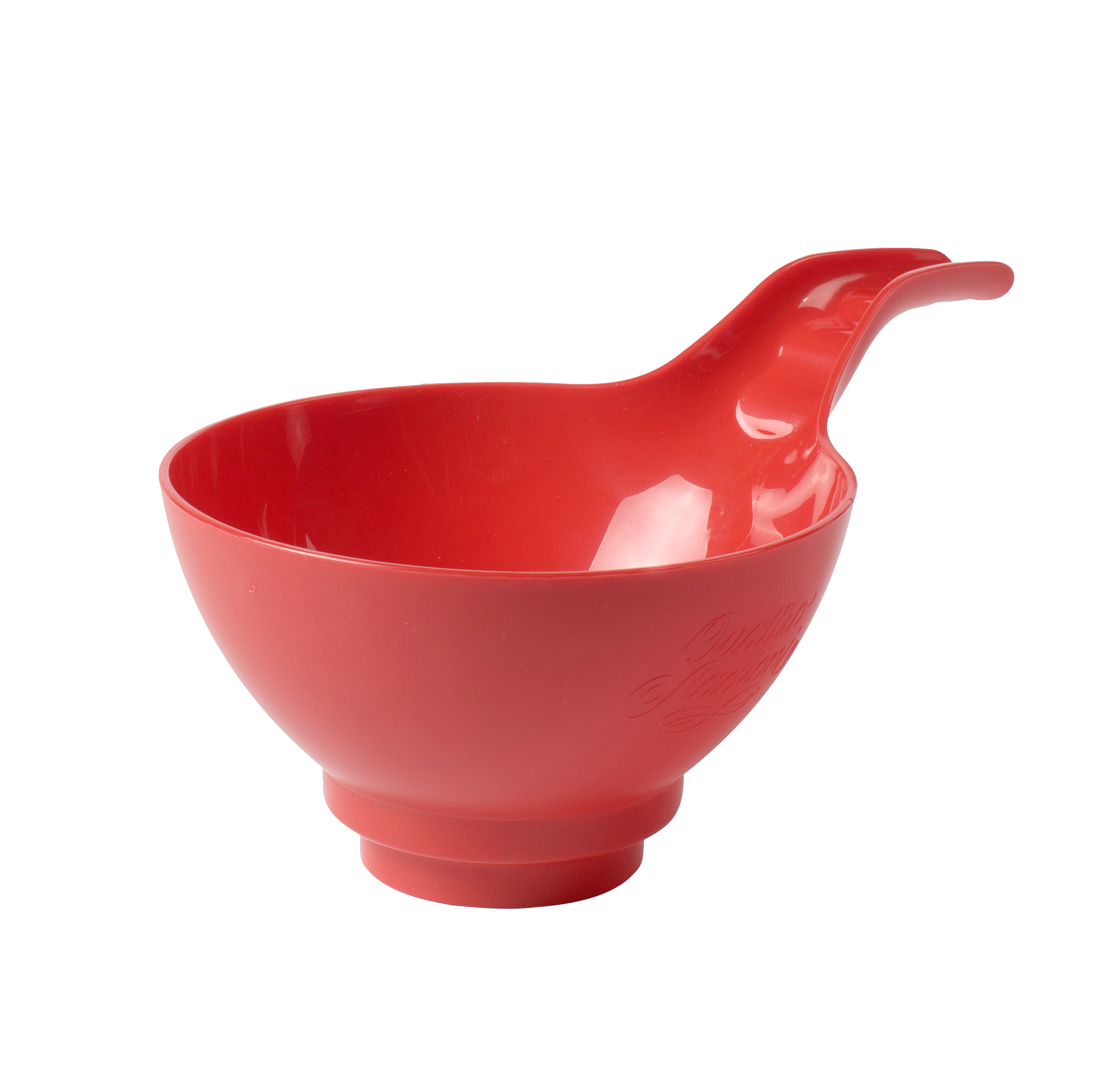 STAGIONI Trechter plexi roodH 10 x B 14 x L 22 cm
