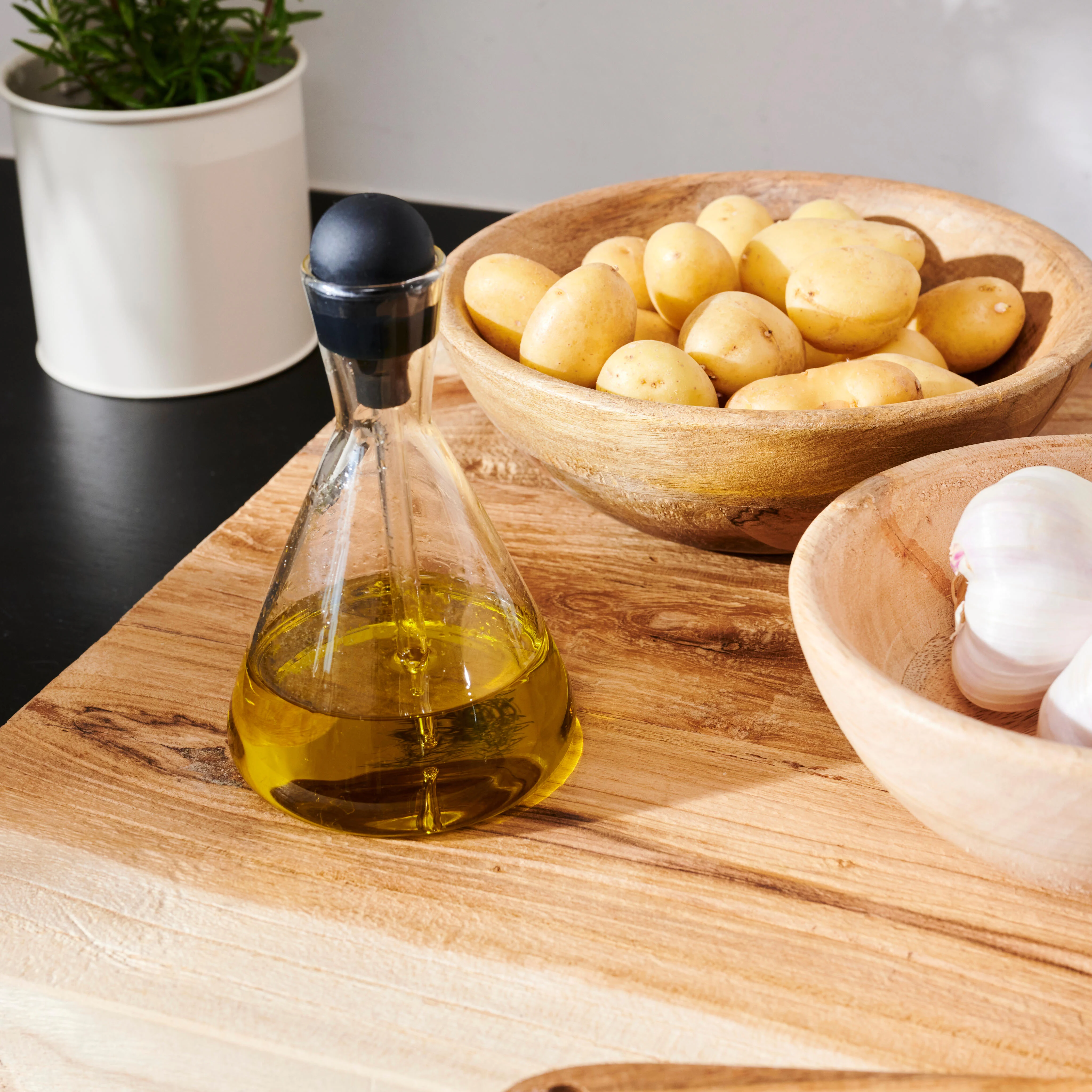 PIPET Oliedispenser 250 ml transparantH 15,5 cm - Ø 8,5 cm