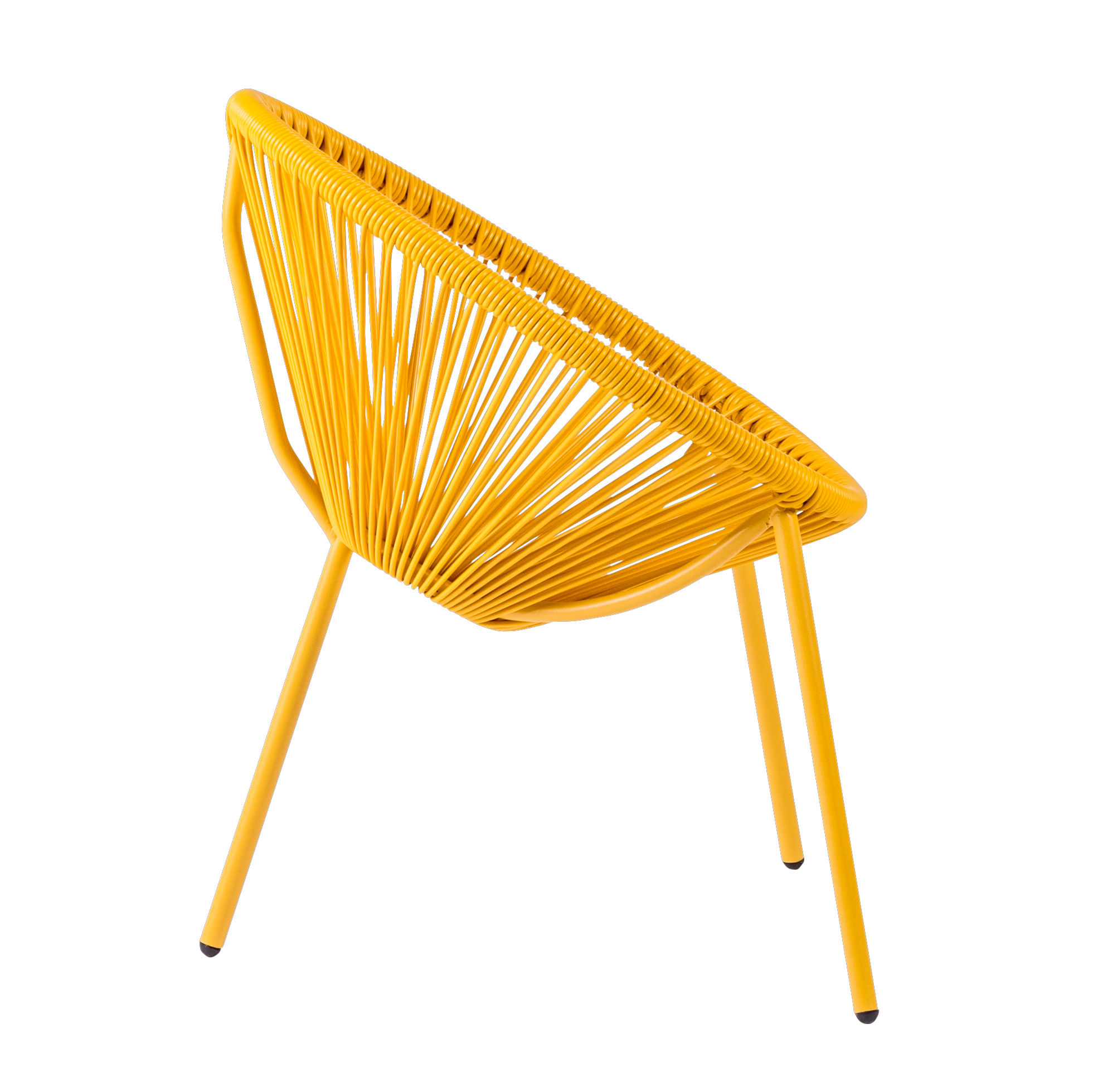 ACAPULCO Kinderstoel geelH 56 x B 43 x D 42 cm - CASA