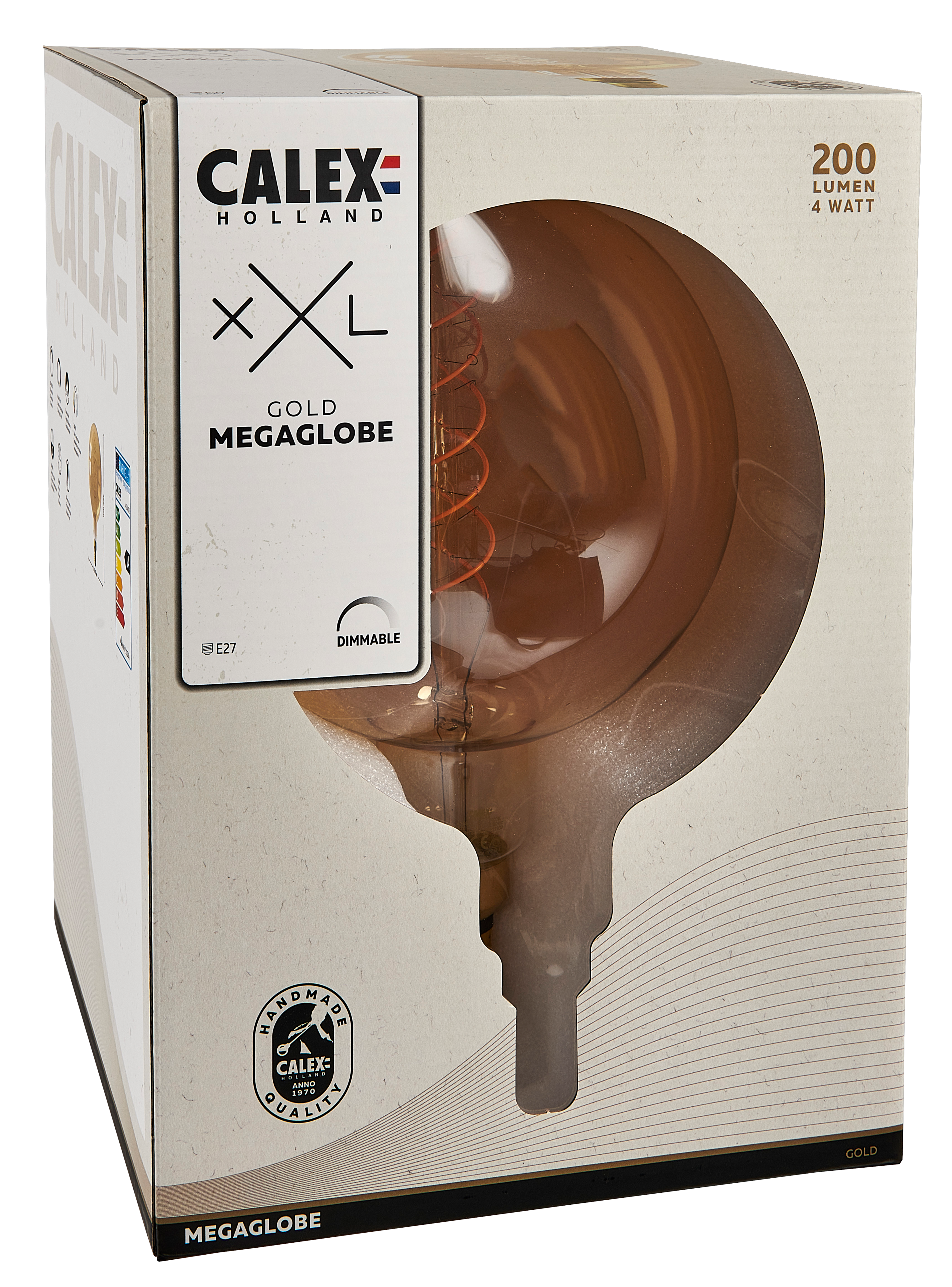 CALEX Filamentlamp E27 2200K, 250 lumenH 30 cm - Ø 20 cm