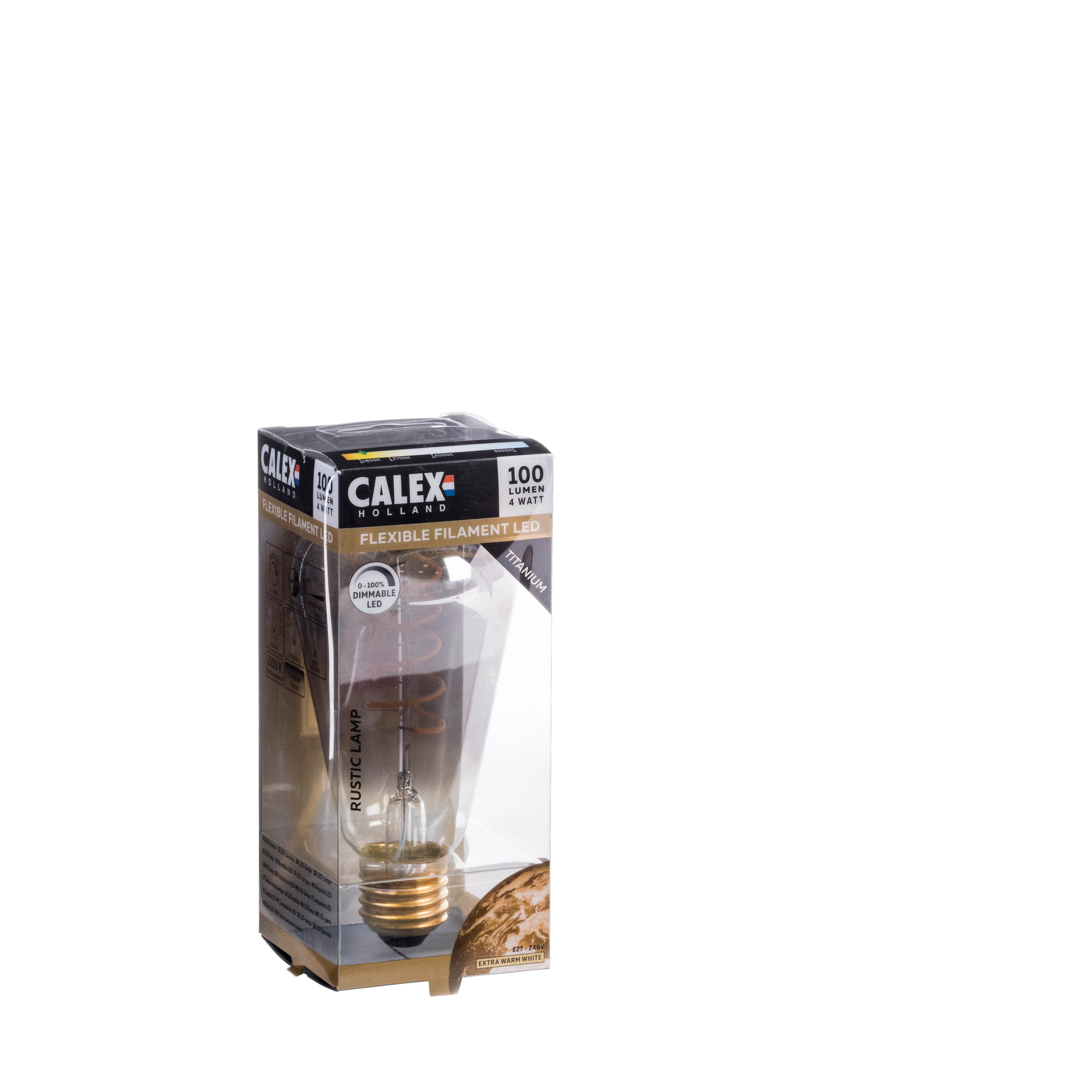 CALEX Filamentlamp E27 1800KL 14 cm - Ø 6,4 cm