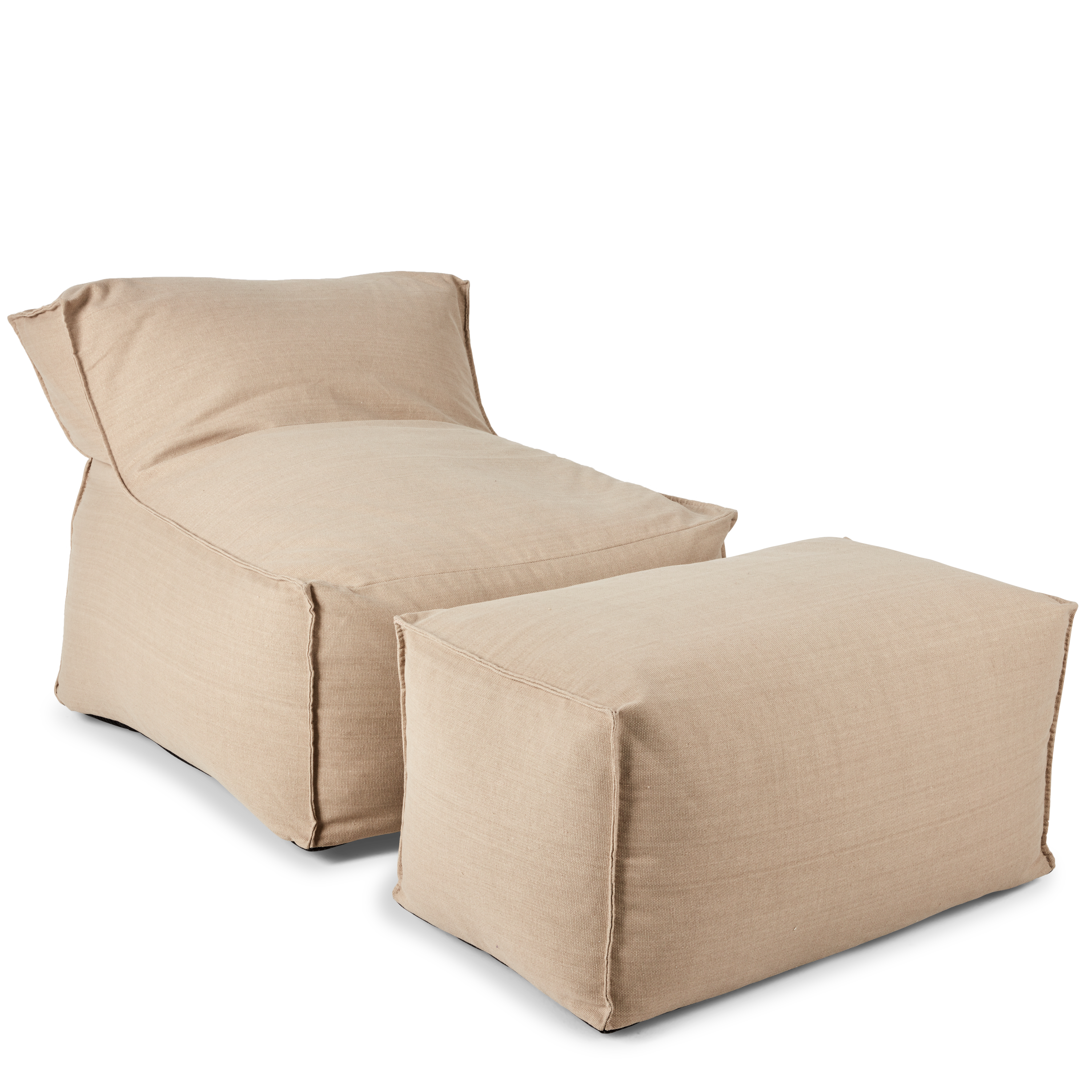 BAGIE Zitzakzetel beigeH 80 x B 80 x D 65 cm