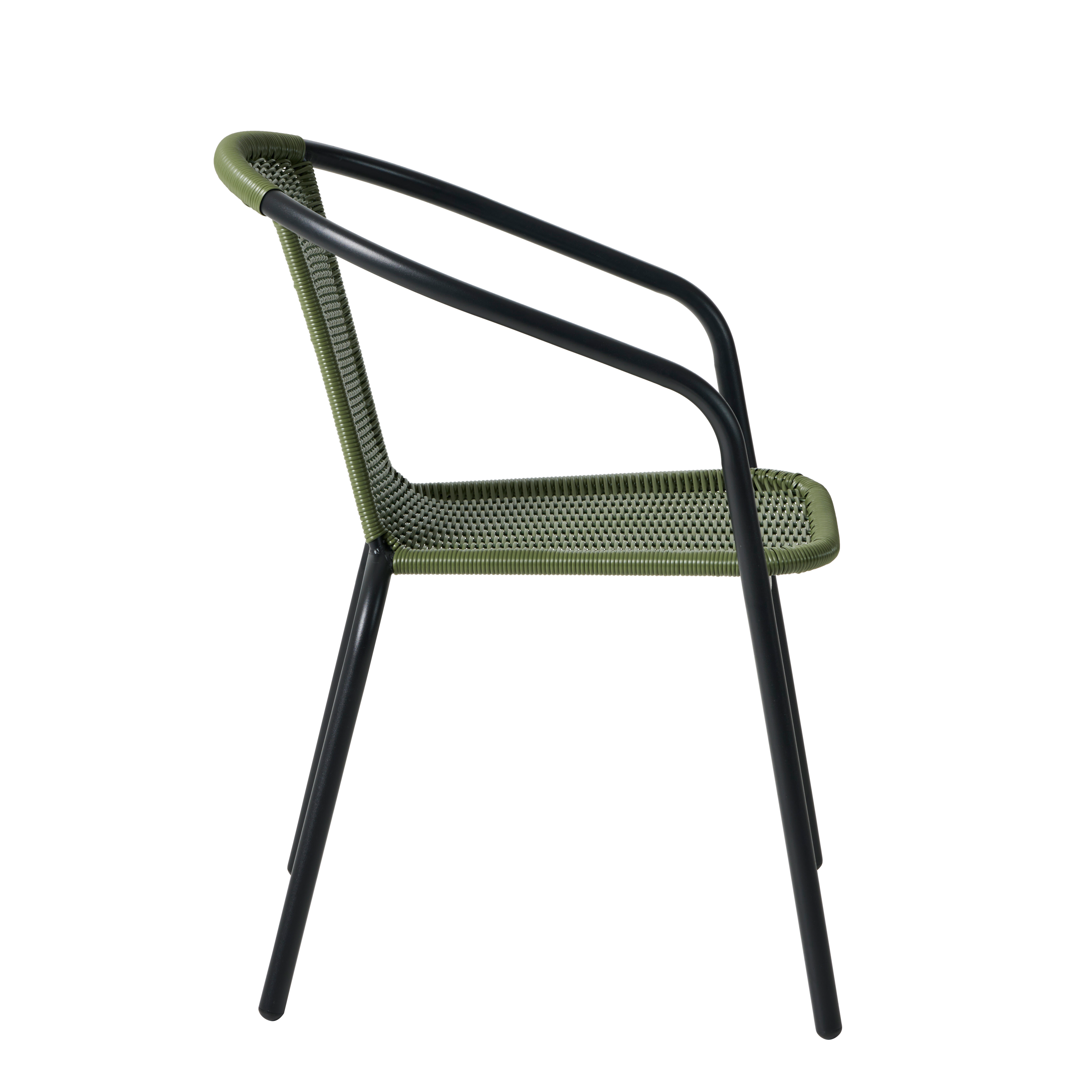 GERONA Stapelstoel kakiH 77 x B 58 x D 53 cm