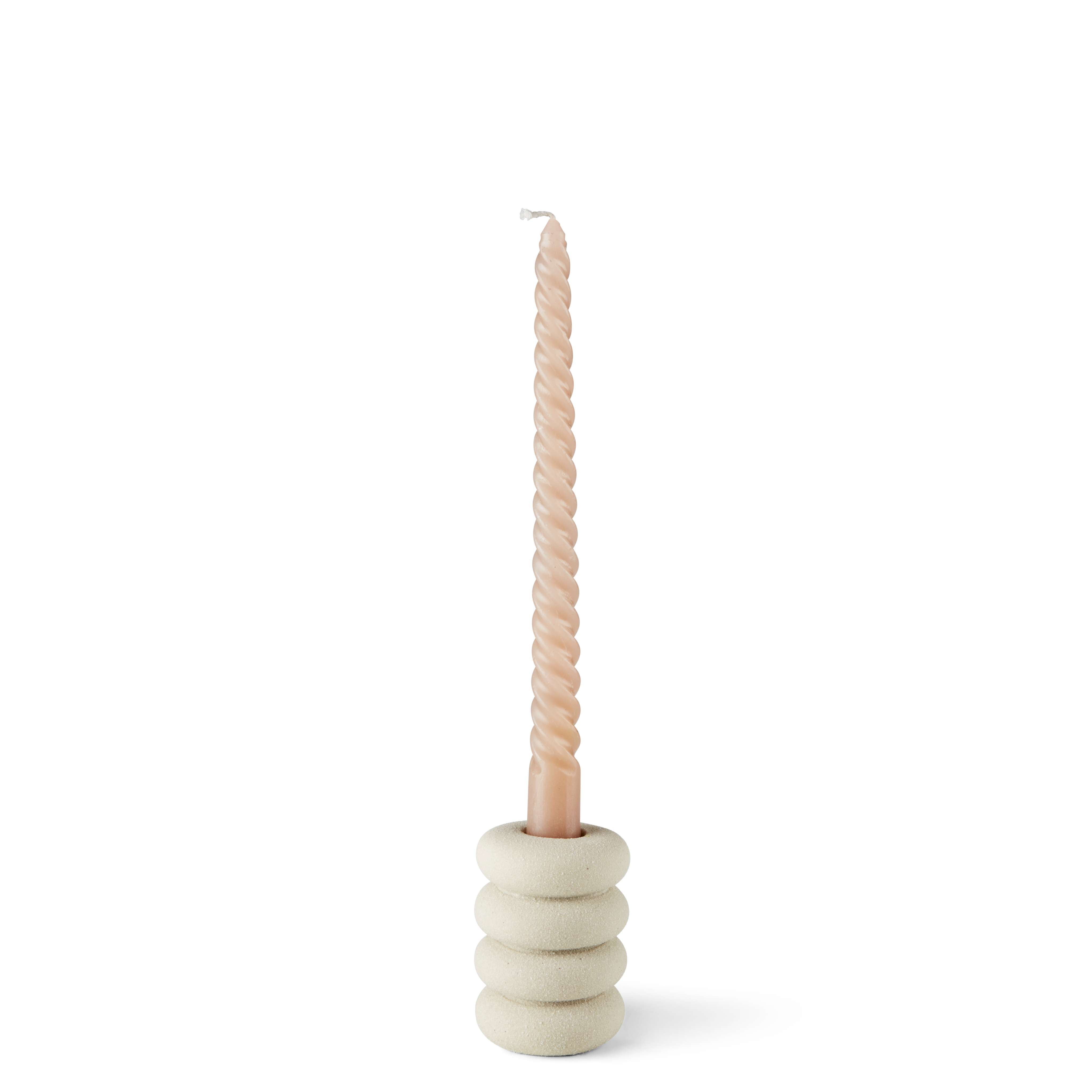 BOULES Kandelaar naturelH 8,5 cm - Ø 6 cm